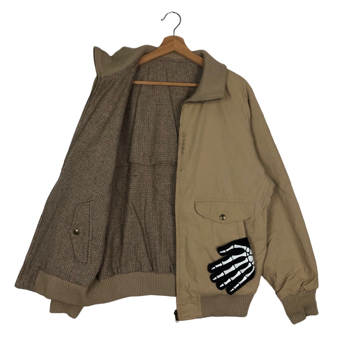 Japanese Brand VINTAGE BOMBER JACKET MALKA RIOT RIOT DESIGN Size US L / EU 52-54 / 3 - 8 Thumbnail