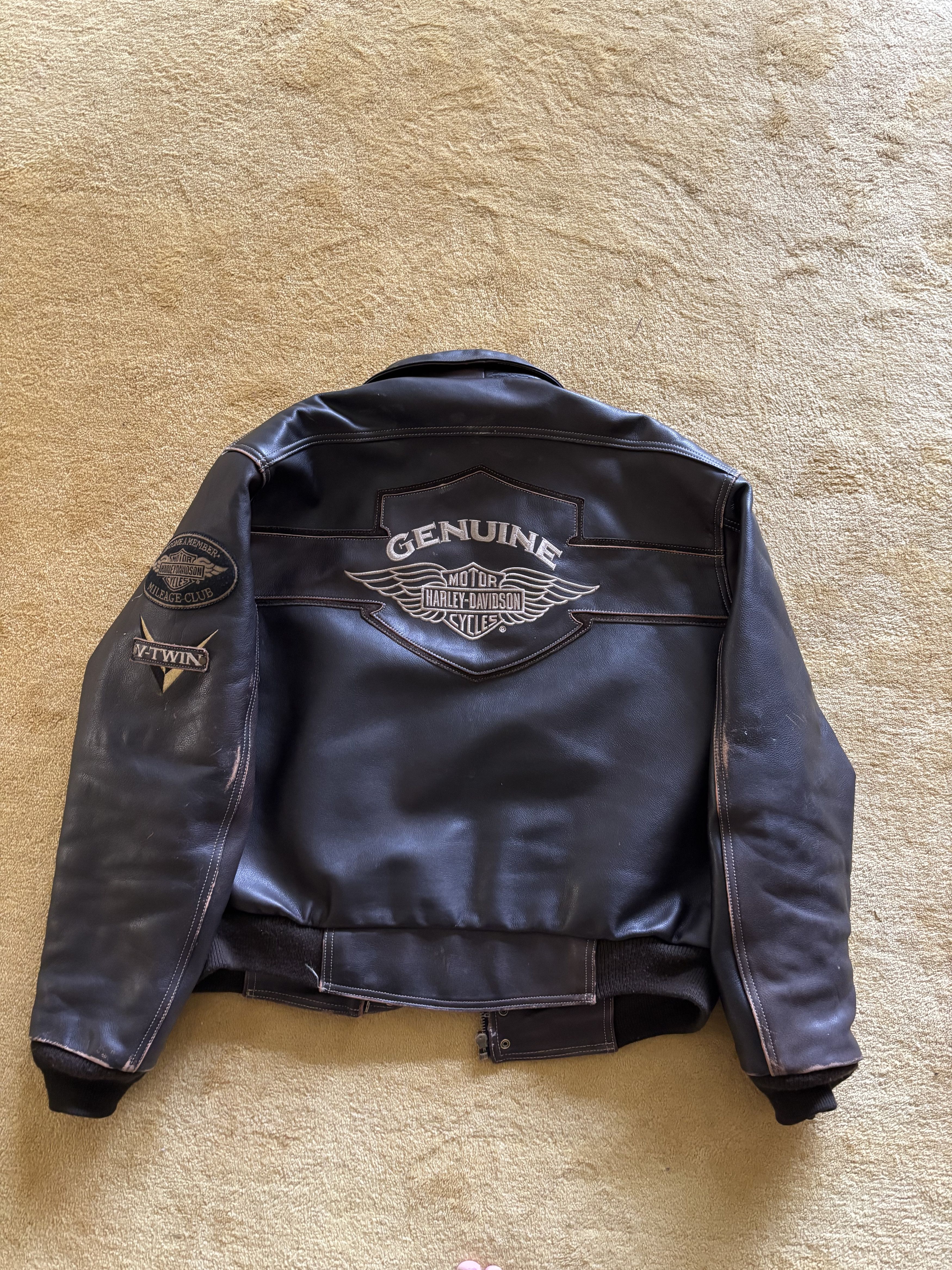 Harley Davidson Harley-Davidson Leather Winged Bar & Shield Jacket Size US XL / EU 56 / 4 - 1 Thumbnail