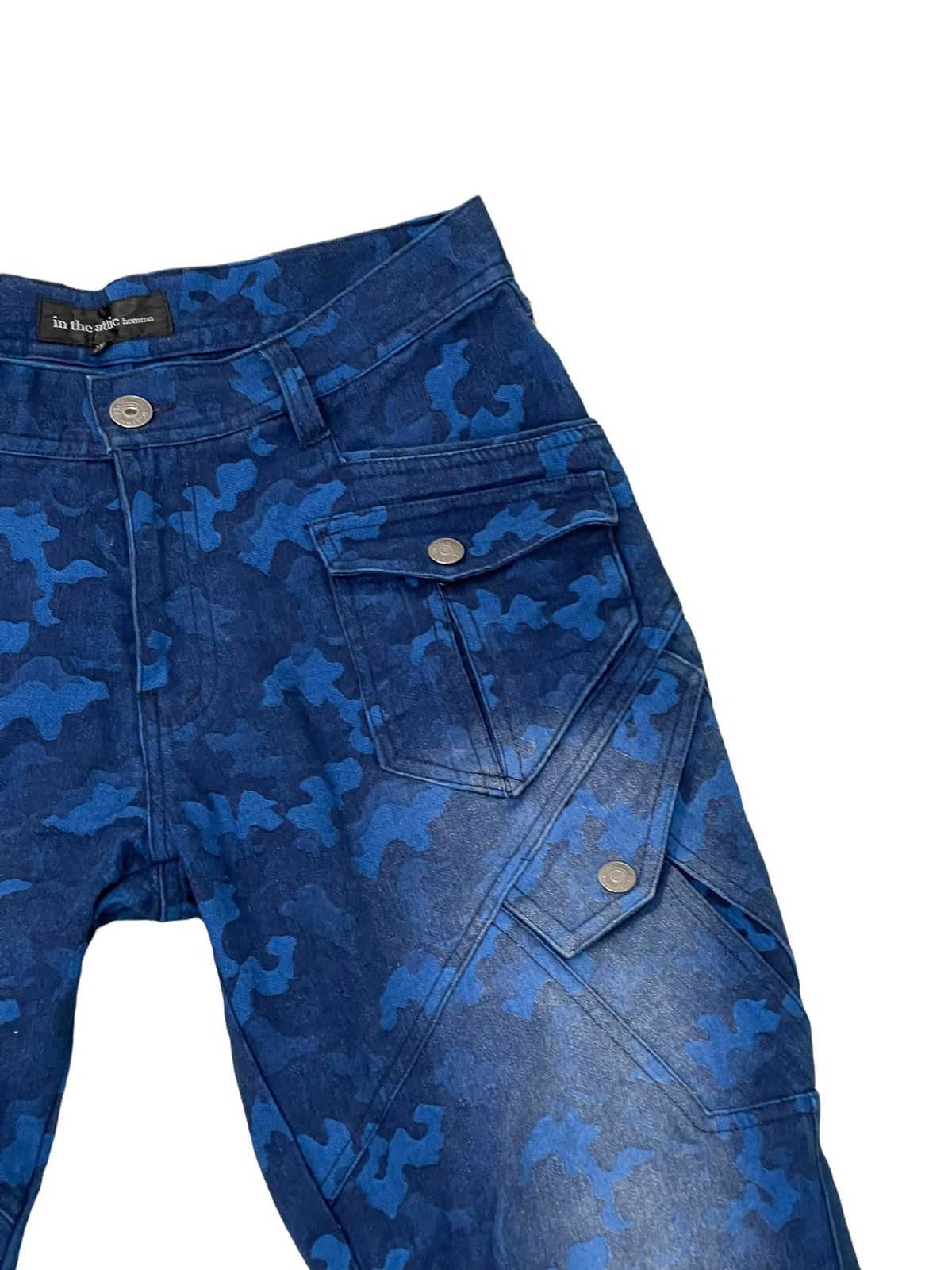 Japanese Brand Slim Bush Pant In The Attic Camo Stretch 6🟦9 Size US 31 - 7 Thumbnail