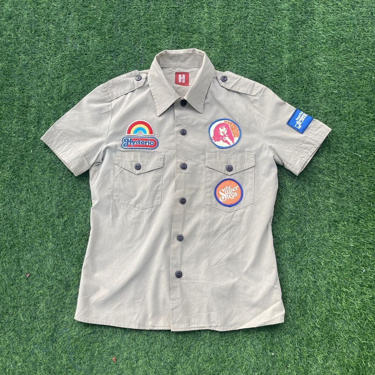 Hysteric Glamour HYSTERIC GLAMOUR PATCHES WORKSHIRT Size ONE SIZE - 2 Thumbnail