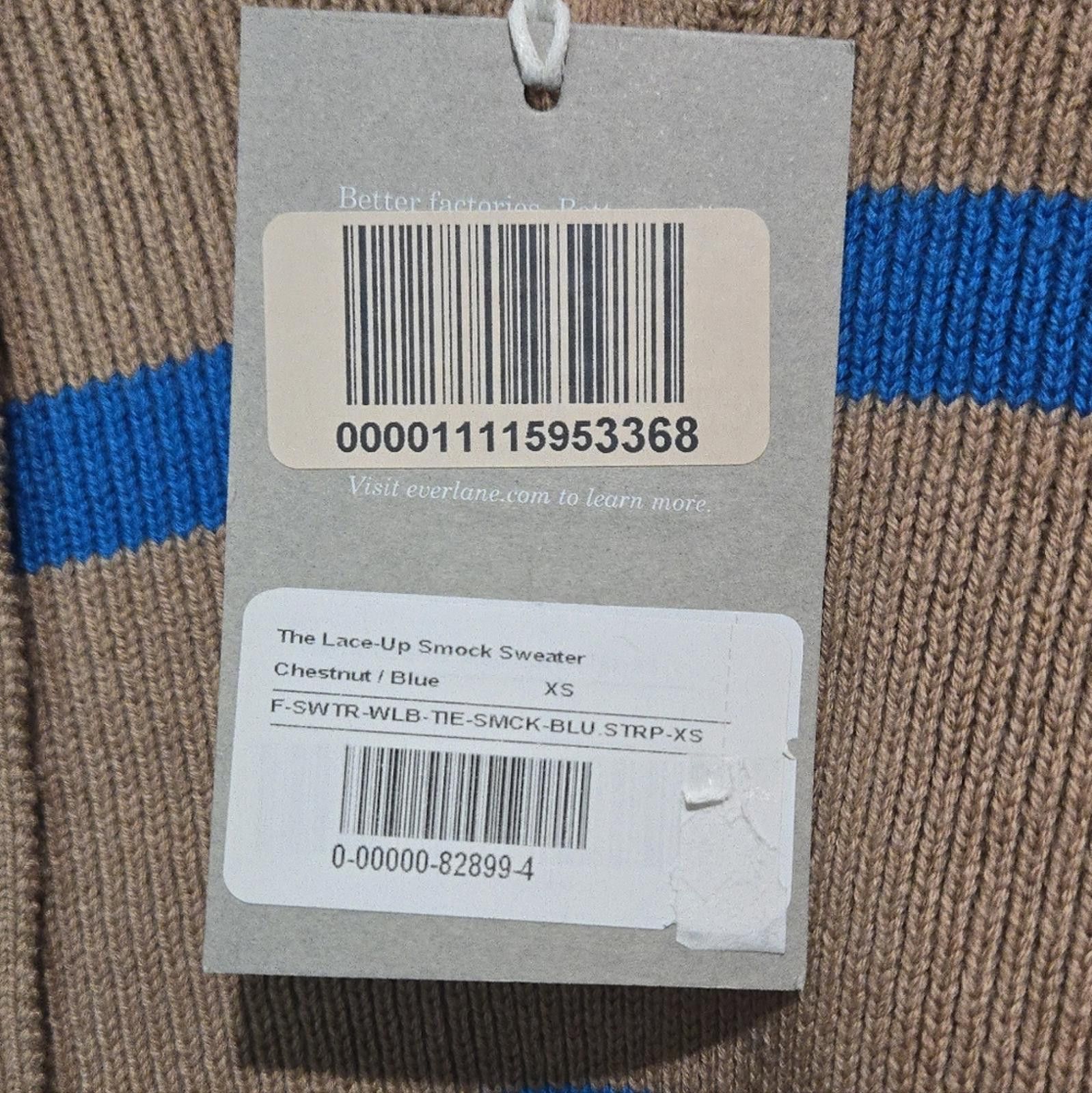 Everlane Everlane Lace Up Smock Sweater Size XS / US 0-2 / IT 36-38 - 3 Thumbnail