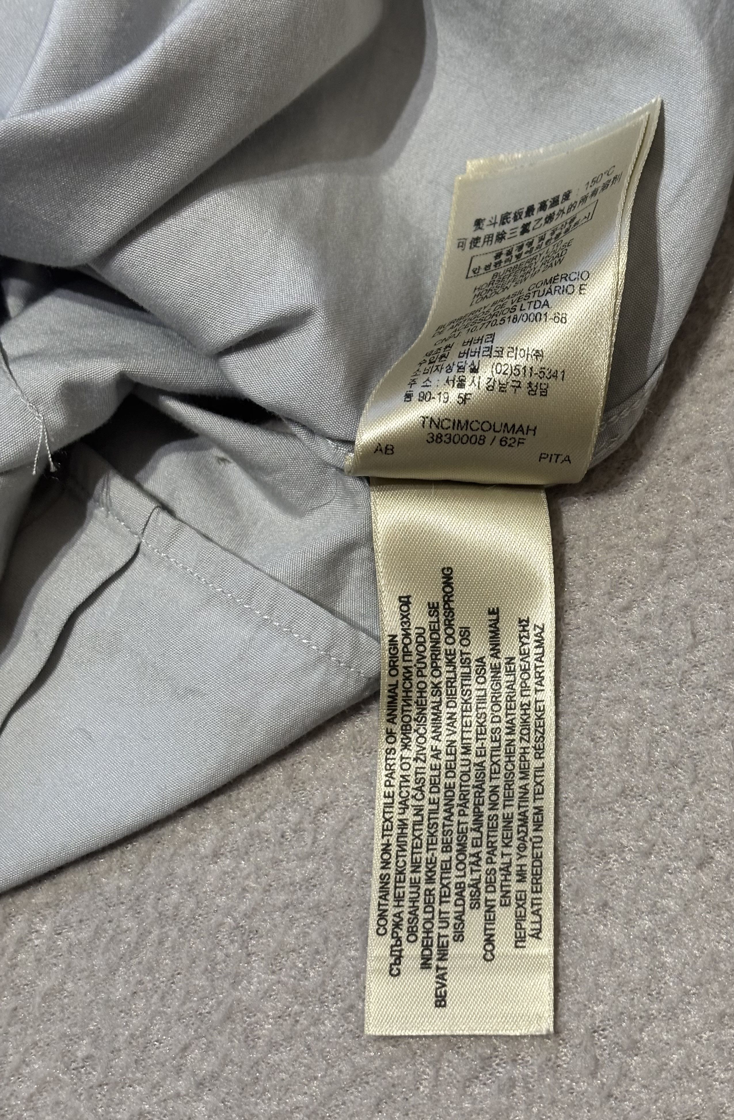 Burberry Burberry Gray shirt size 37 Size US S / EU 44-46 / 1 - 20 Thumbnail