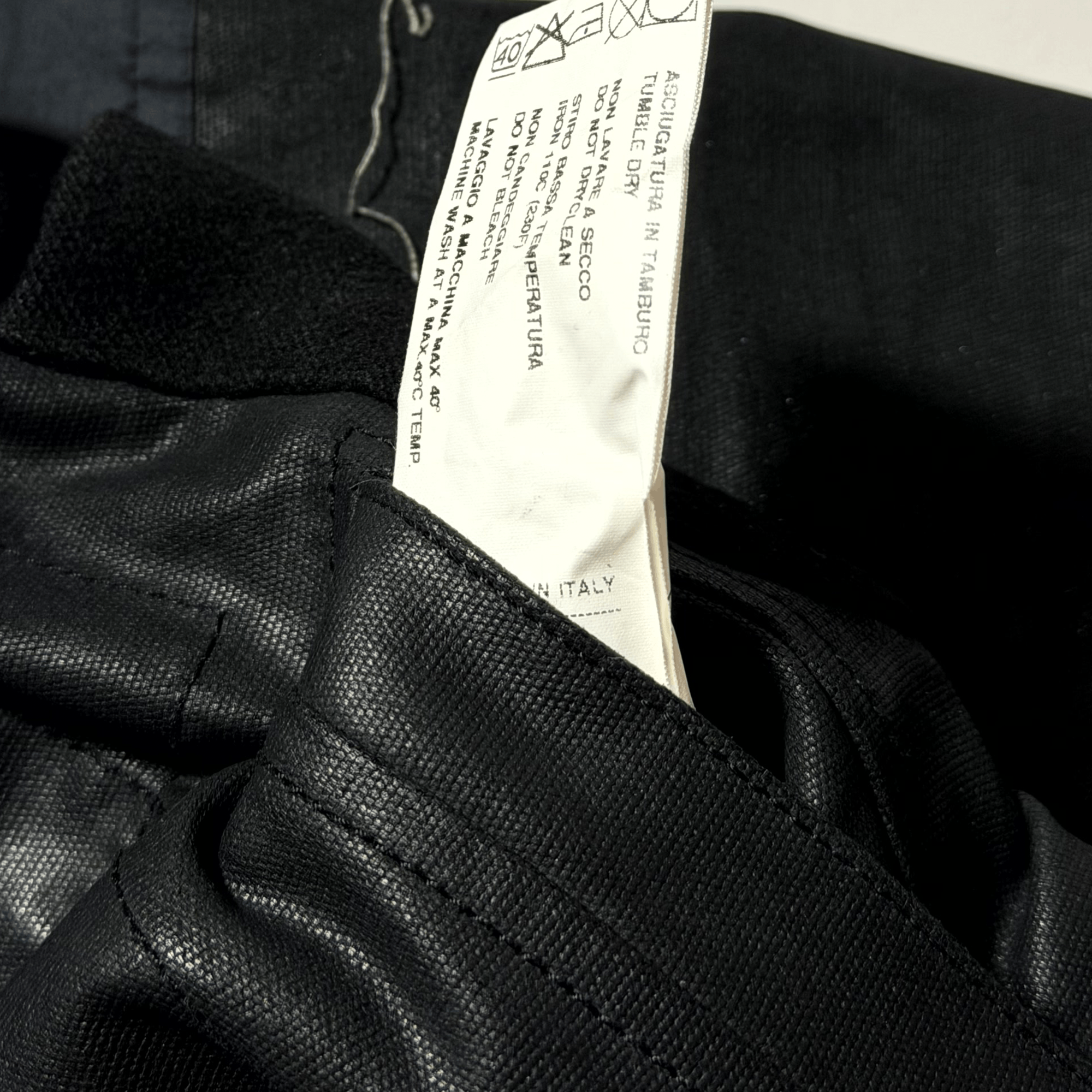 Rick Owens SS03 Rick Owens 'Suckerball' Reconstructed Wax Jacket Size US XS / EU 42 / 0 - 6 Thumbnail