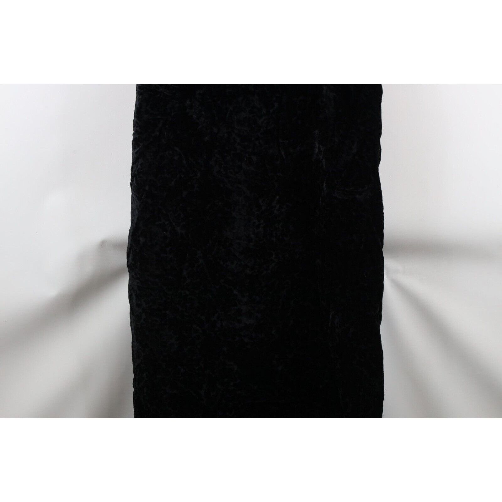 Vintage Vintage 60s 70s Crushed Velvet Floral Full Length Dress Size XL / US 12-14 / IT 48-50 - 4 Thumbnail