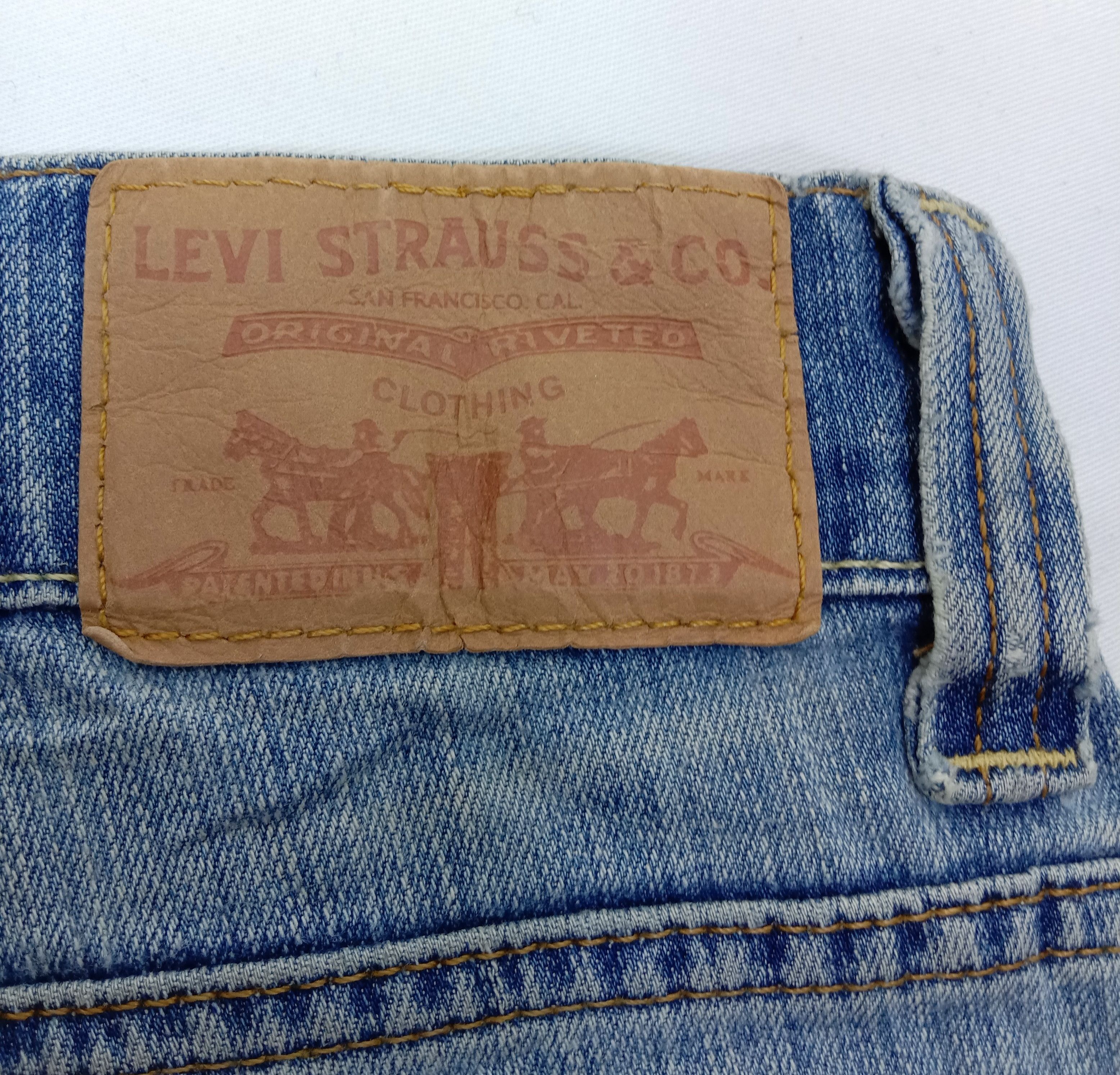 Levi's Vintage Levi's 502 Jeans Light Wash Taper Fit Denim Size 29" - 12 Thumbnail