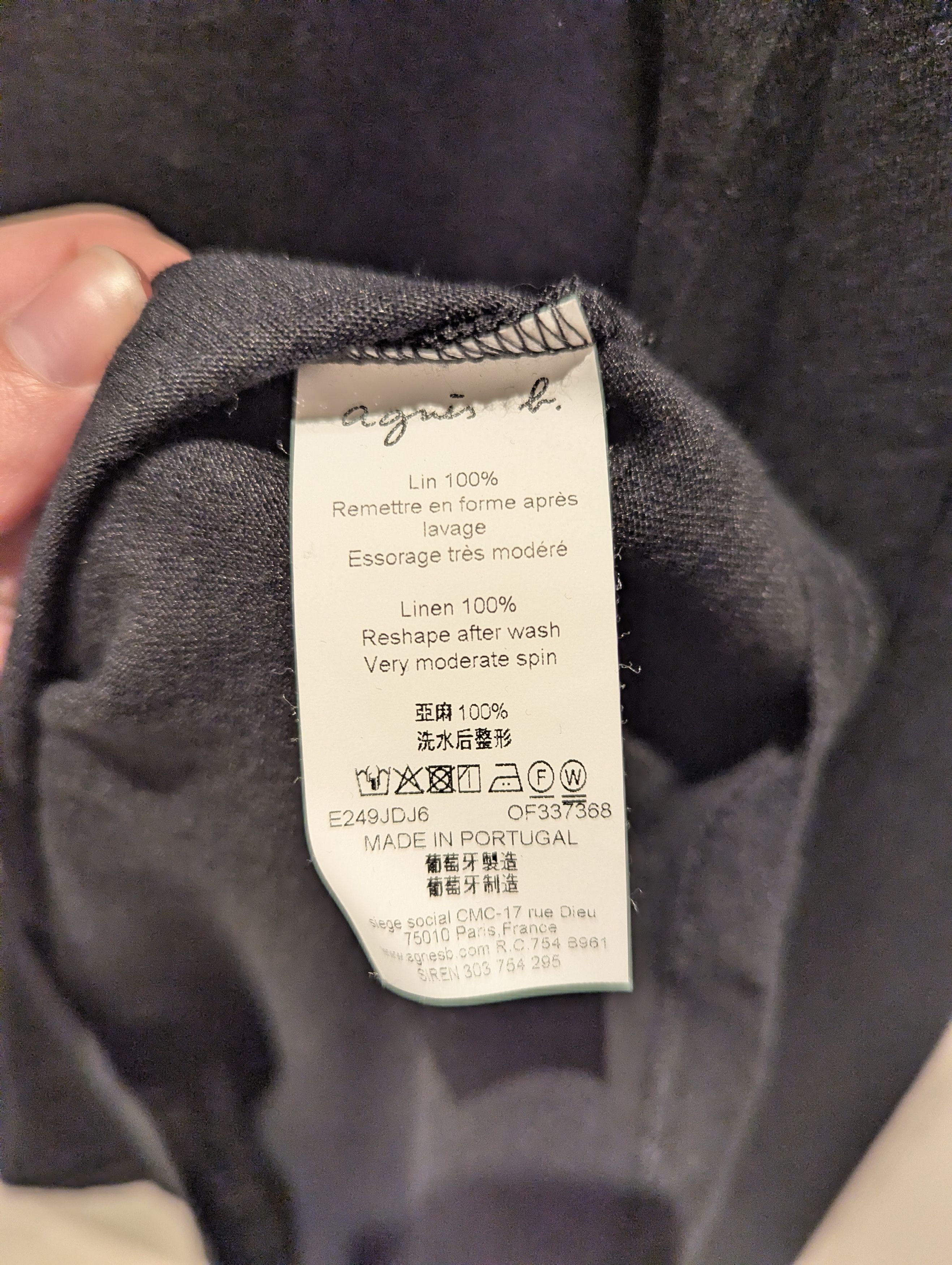 agnes b. Linen Pullover Size US S / EU 44-46 / 1 - 6 Thumbnail