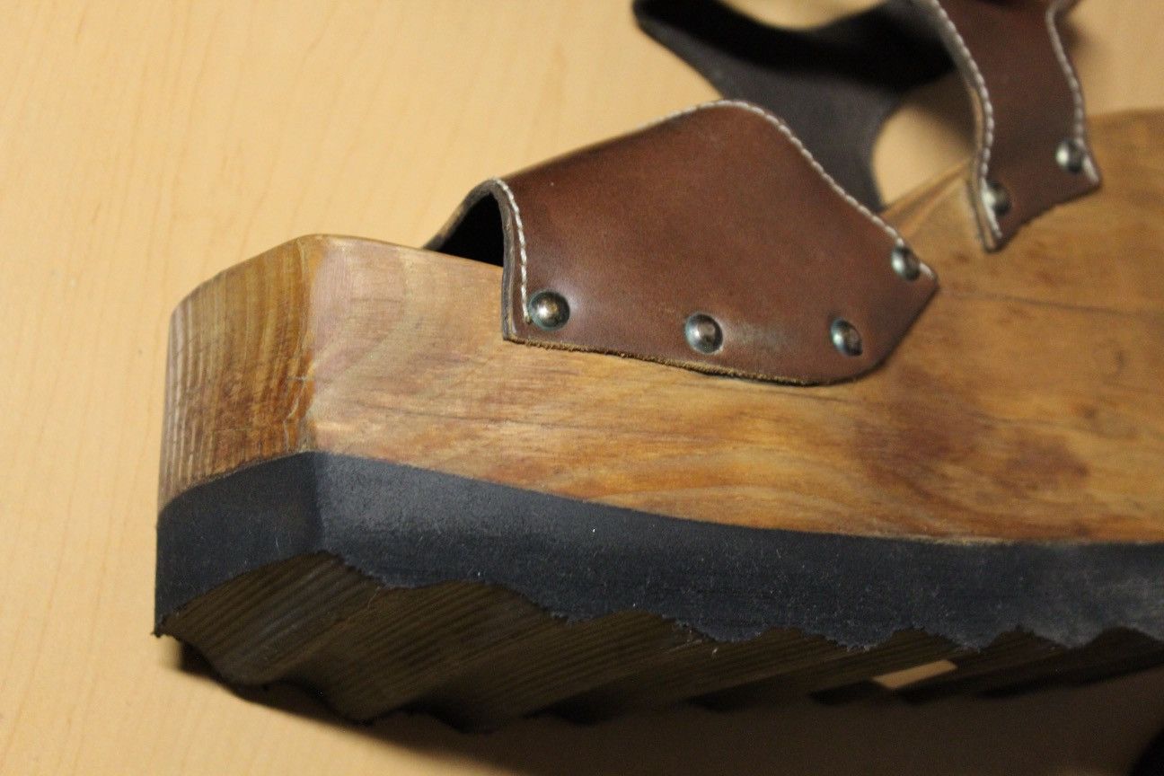 Other vintage london underground chunky wood platform Size US 7.5 / IT 37.5 - 4 Thumbnail