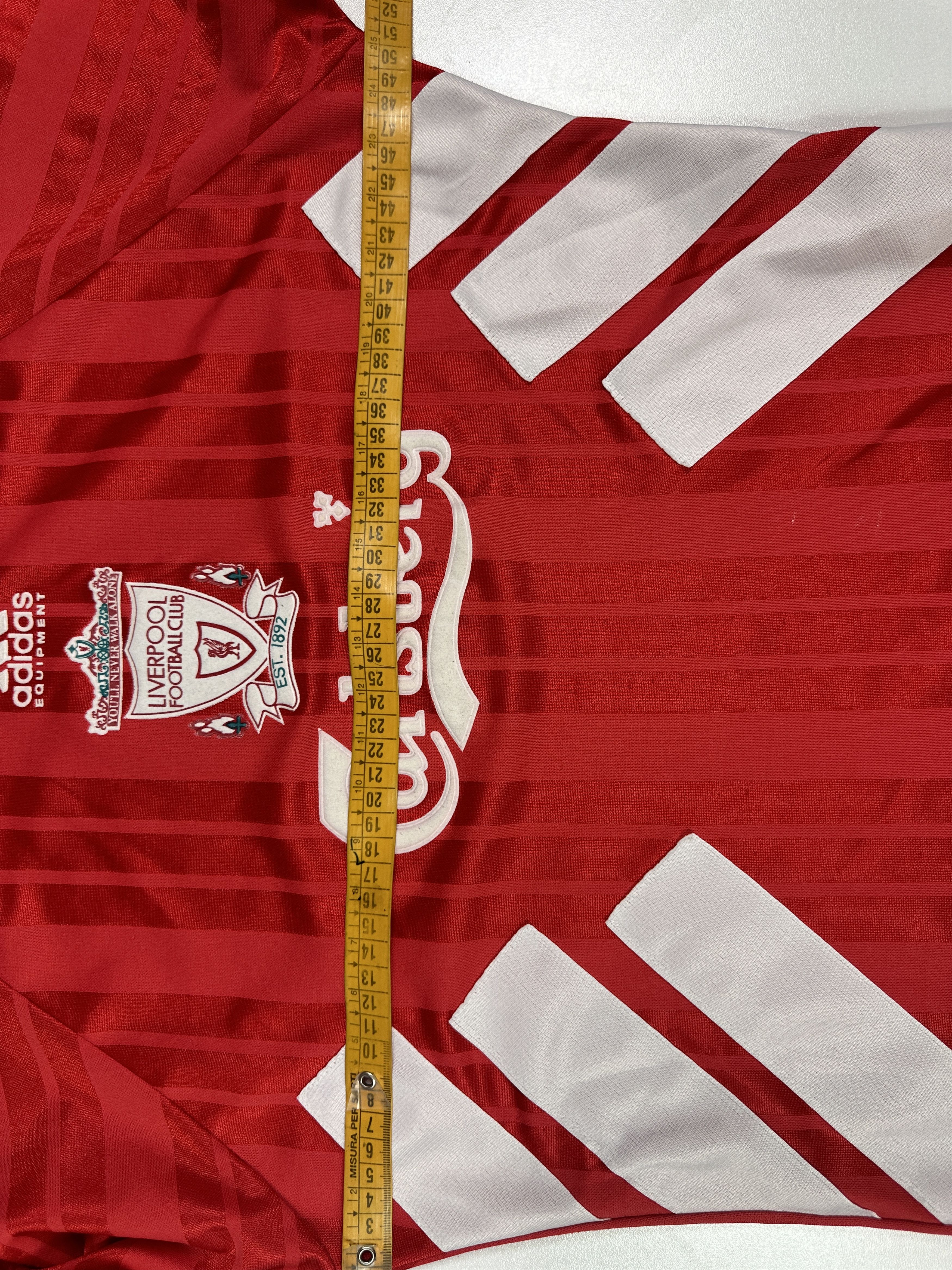 Adidas Liverpool FC 1993/1994/1995 Vintage Soccer Jersey Adidas S Size US S / EU 44-46 / 1 - 2 Thumbnail