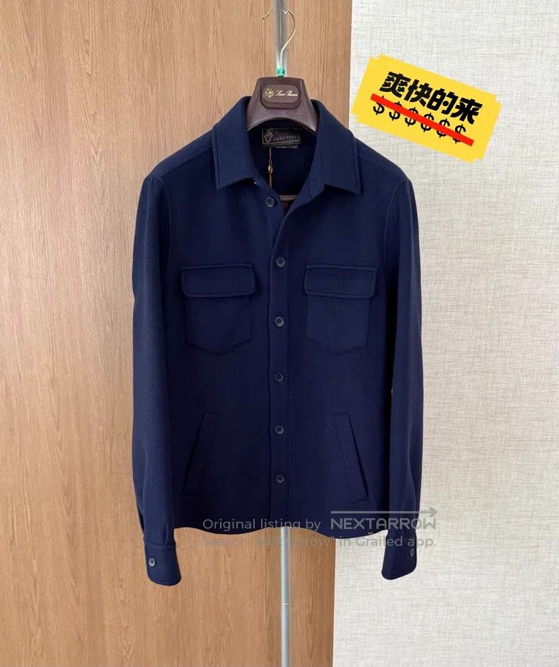 Loro Piana Loro Piana Vicuña Wool Shirt Jacket Size US S / EU 44-46 / 1 - 1 Thumbnail