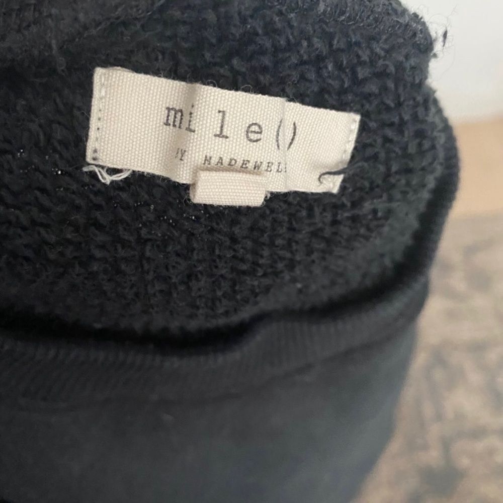 Madewell Miles by Madewell Black WOMEN WOMEN Graphic Sweatshirt Size Size M / US 6-8 / IT 42-44 - 3 Thumbnail