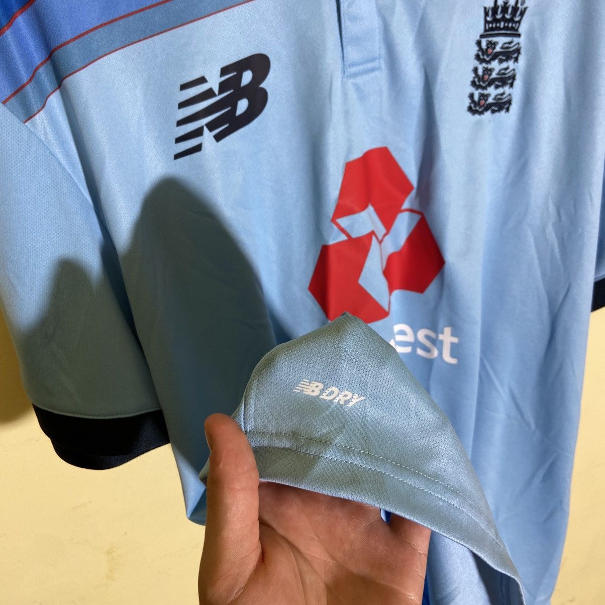 New Balance England Cricket Jersey New Balance 2XL– World Cup Style Rare Size US XL / EU 56 / 4 - 3 Thumbnail