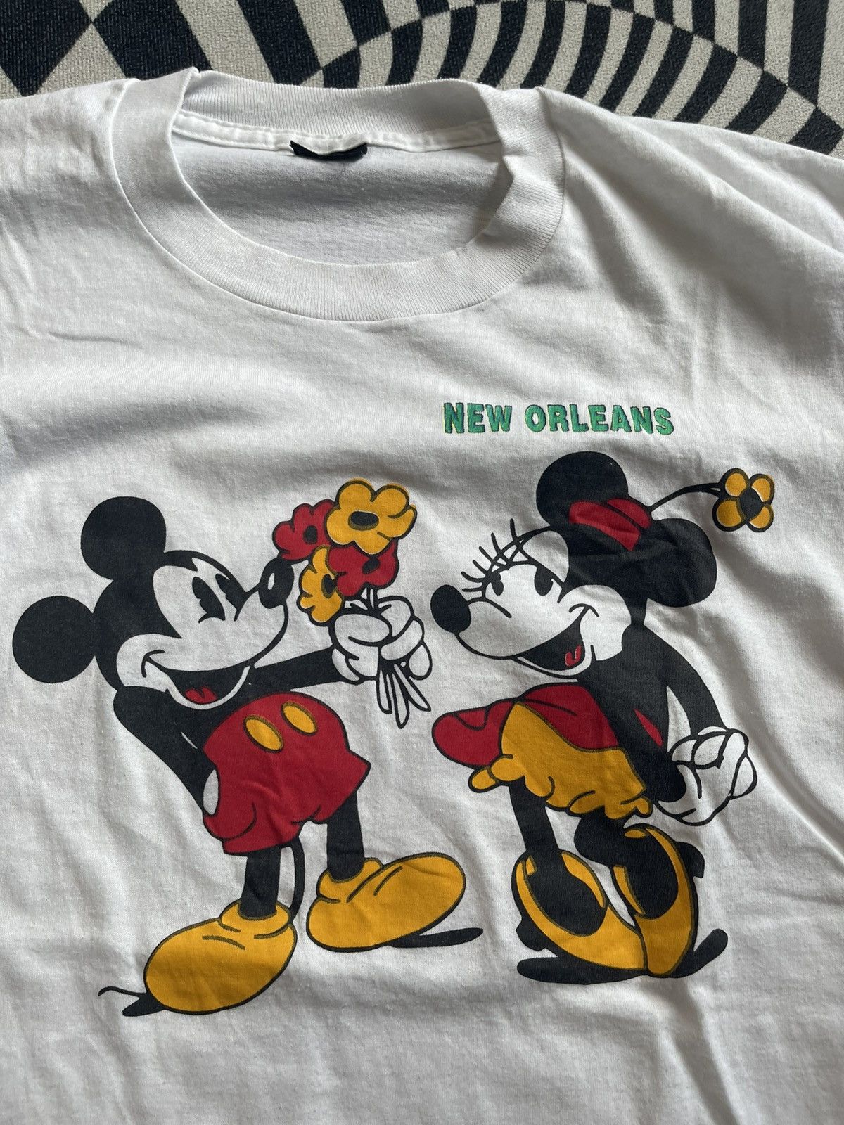 Disney Vintage Disney Mickey & Minnie Mouse "New Orleans" T-Shirt Size US XL / EU 56 / 4 - 3 Thumbnail