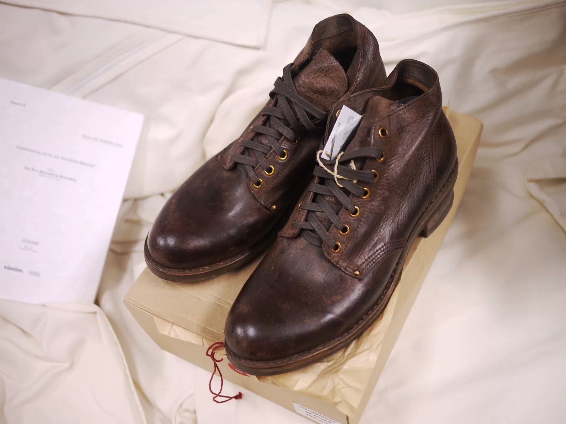 Visvim visvim brigadier boots in dark brown Size US 10.5 / EU 43-44 - 1 Thumbnail