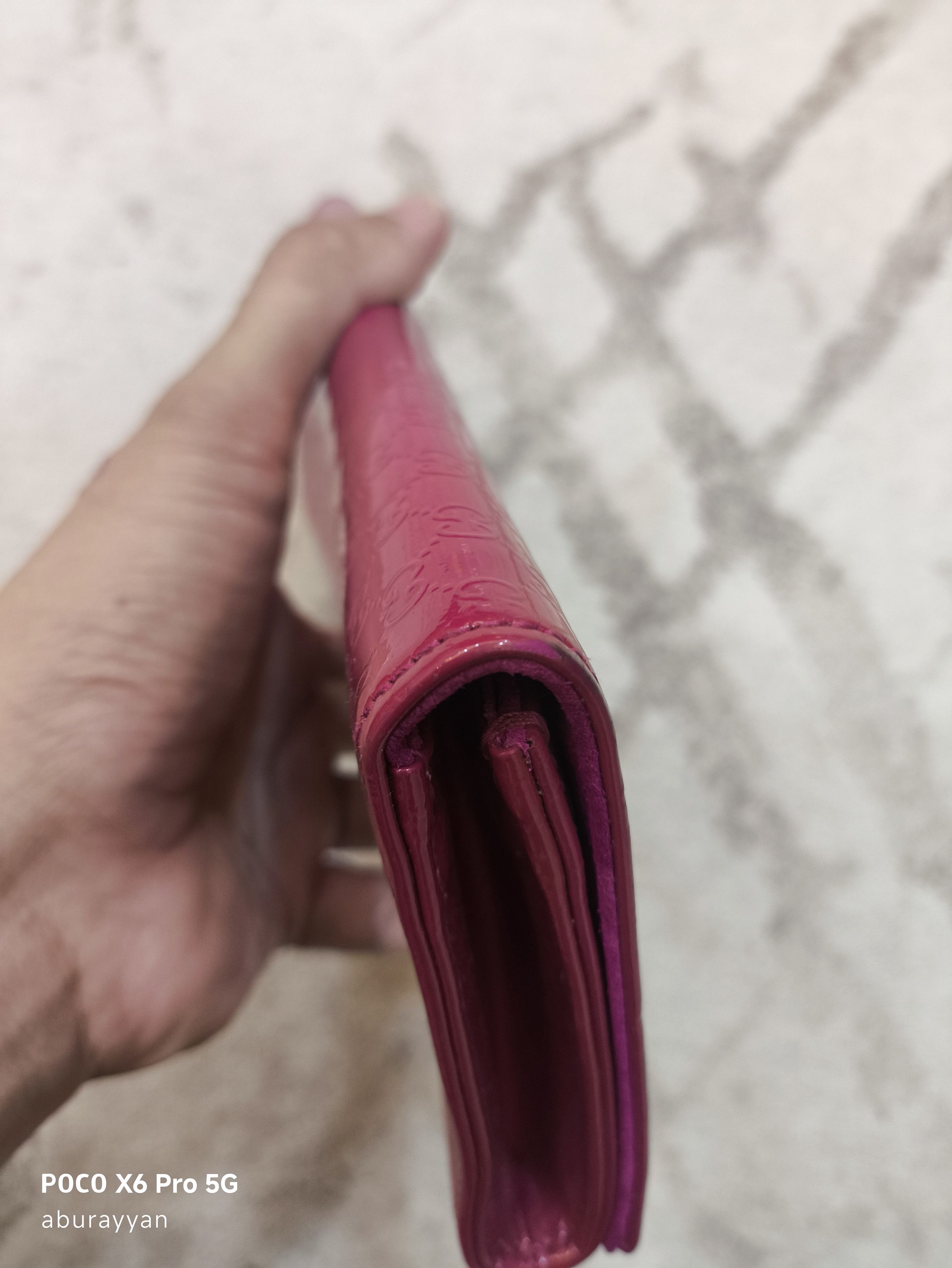 Gucci Gucci Micro Guccissima Pink Patent Leather Clutch Bag Size ONE SIZE - 8 Thumbnail