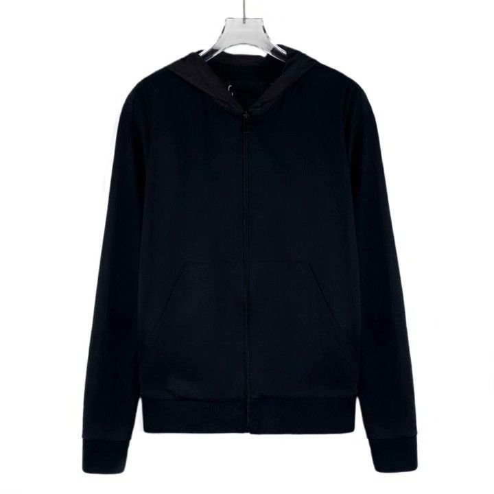 Prada Prada Black Striped Cotton Hooded Jacket Size US S / EU 44-46 / 1 - 1 Thumbnail