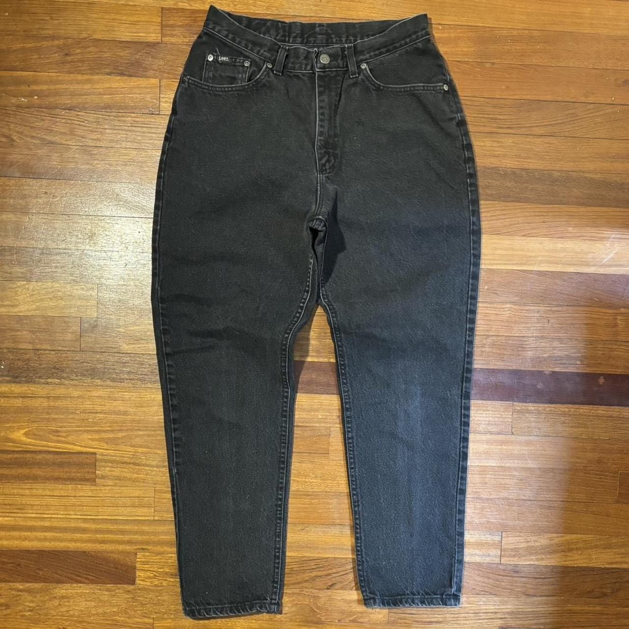 Lee Vintage Black Lee Riders Relaxed Tapered Denim Jeans Size US 30 / EU 46 - 2 Thumbnail