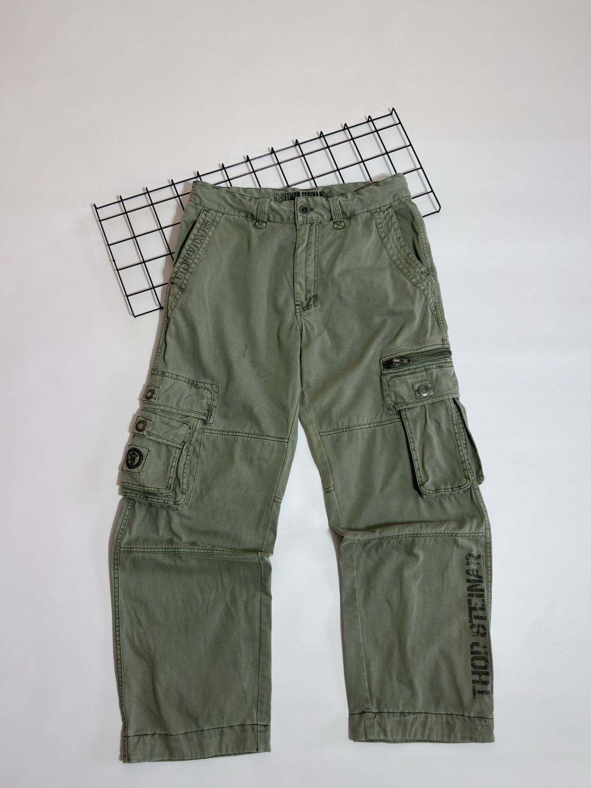 Other Thor Steinar Nordic Division 1999 Cargo Pants Olive Green Size US 32 / EU 48 - 1 Thumbnail