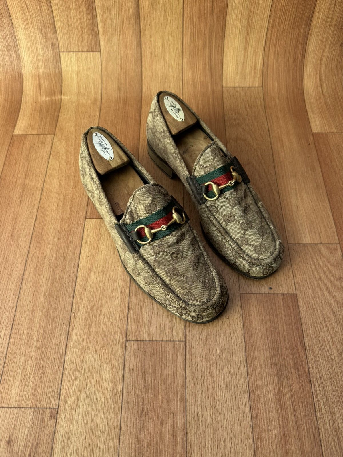 Gucci Gucci Horsebit GG Monogram loafers Size US 9 / EU 42 - 11 Thumbnail