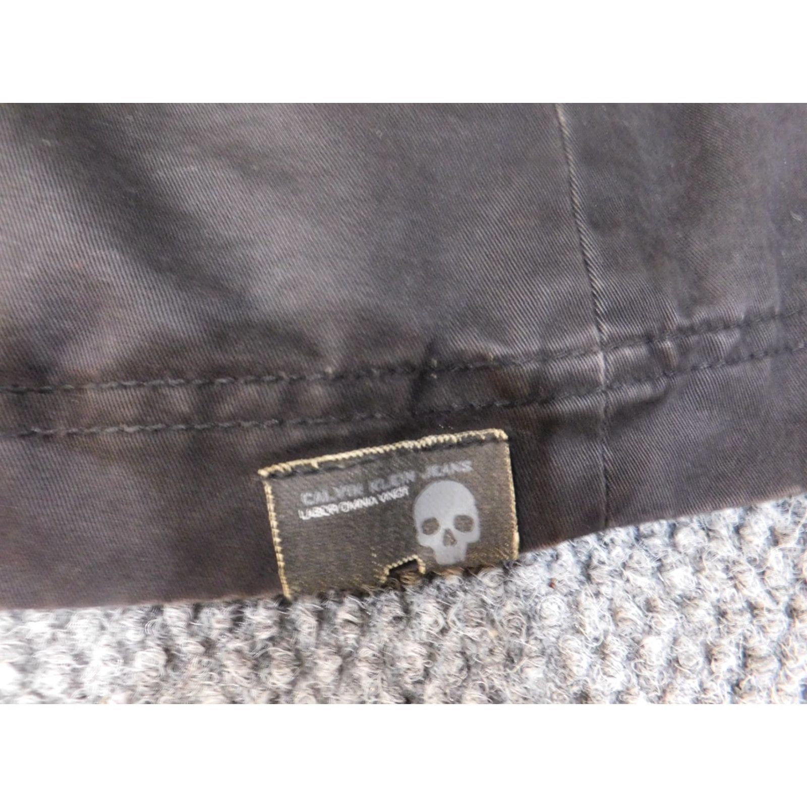 Calvin Klein Calvin Klein Jacket Mens XL black bomber zip Pockets Logo Knit Bomber Casual Fall Winter Regular Size US XL / EU 56 / 4 - 4 Thumbnail