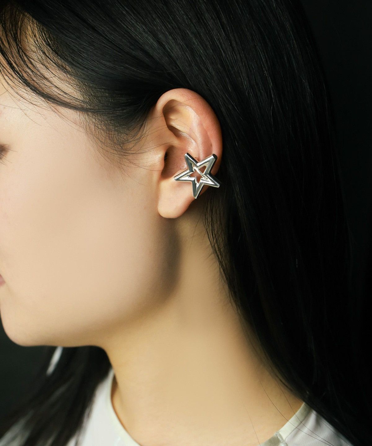 Other E.M. Star Single Ear Cuff Silver 925 2303-ER92 Size ONE SIZE - 4 Thumbnail