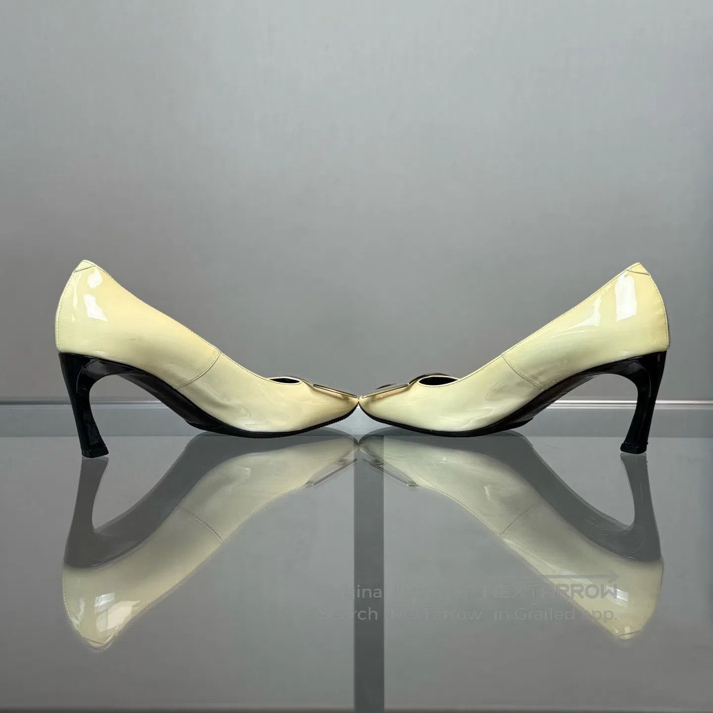 Roger Vivier Roger Vivier Leather-tanned square buckle high heels Size US 5 / IT 35 - 6 Thumbnail