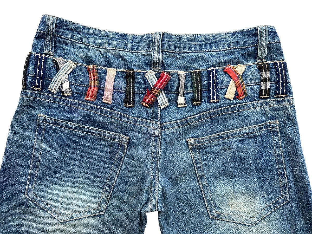 Japanese Brand QT Faded Double Waist Straight Denim Jeans 33x31 Size US 33 - 7 Thumbnail