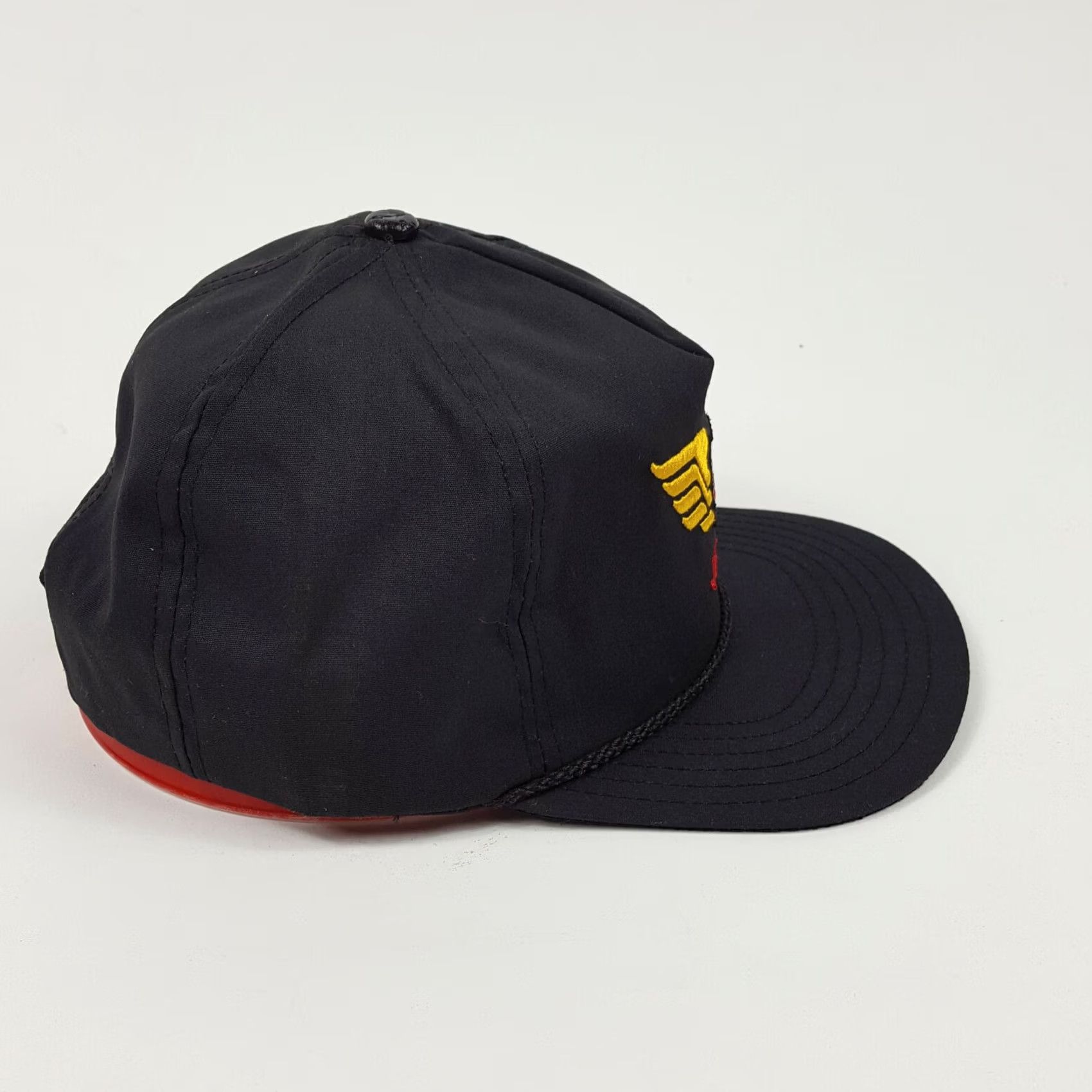 Vintage VINTAGE Diann's Spec. Adv Jewell Wing Logo Trucker Hat USA Made Adjustable Snapback Retro Cap Black Men Twill Polyester Embroidered 80s Retro Cap Hat Size ONE SIZE - 5 Thumbnail