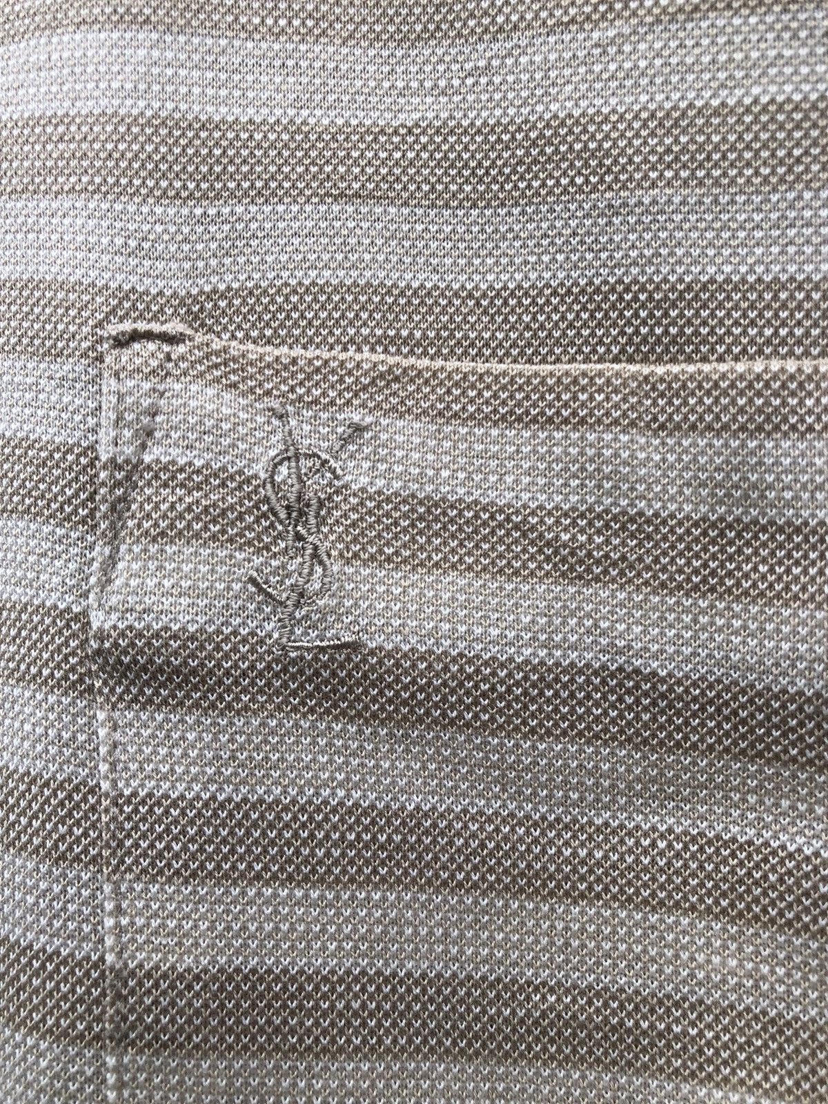 Yves Saint Laurent Vintage YSL Yves Saint Laurent Single Pocket Polo Shirt Size US L / EU 52-54 / 3 - 9 Thumbnail