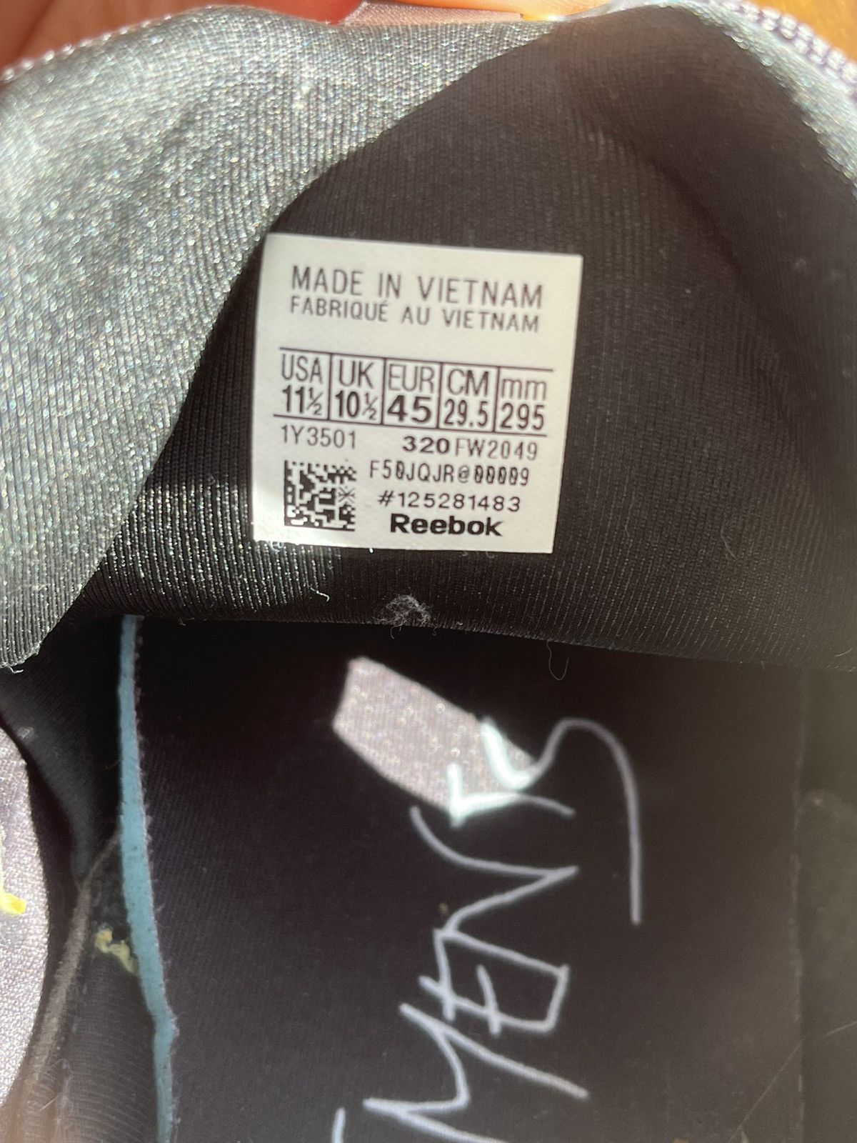 Reebok Vetements x Reebok Instapump Fury Sneakers Size US 11.5 / EU 44-45 - 5 Thumbnail