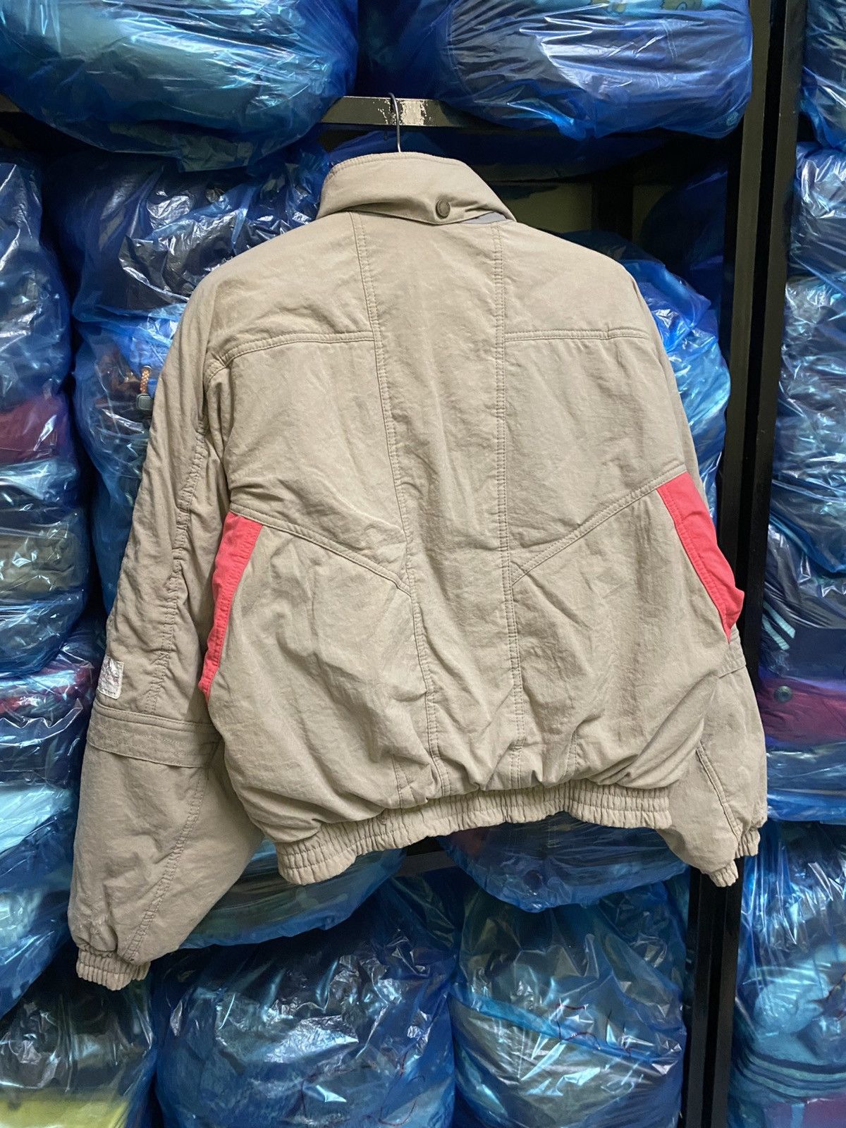 Ellesse Vintage 90s Japan Workwear Bomber Jacket Coral Accents Size US M / EU 48-50 / 2 - 13 Thumbnail