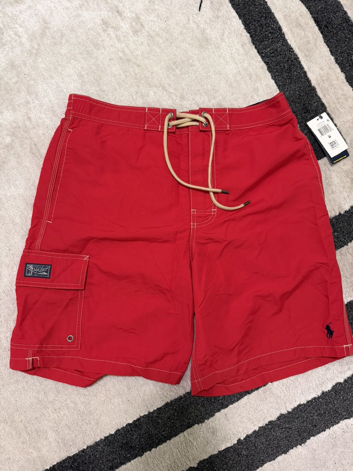 Polo Ralph Lauren Polo Ralph Lauren Red Swim Trunks Size US 32 / EU 48 - 1 Thumbnail