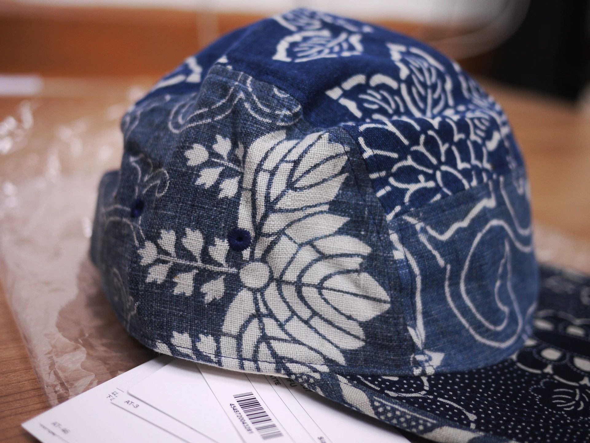 Visvim Visvim 21SS ICT Cap Kofu Indigo Pattern New Free Size ONE SIZE - 3 Thumbnail