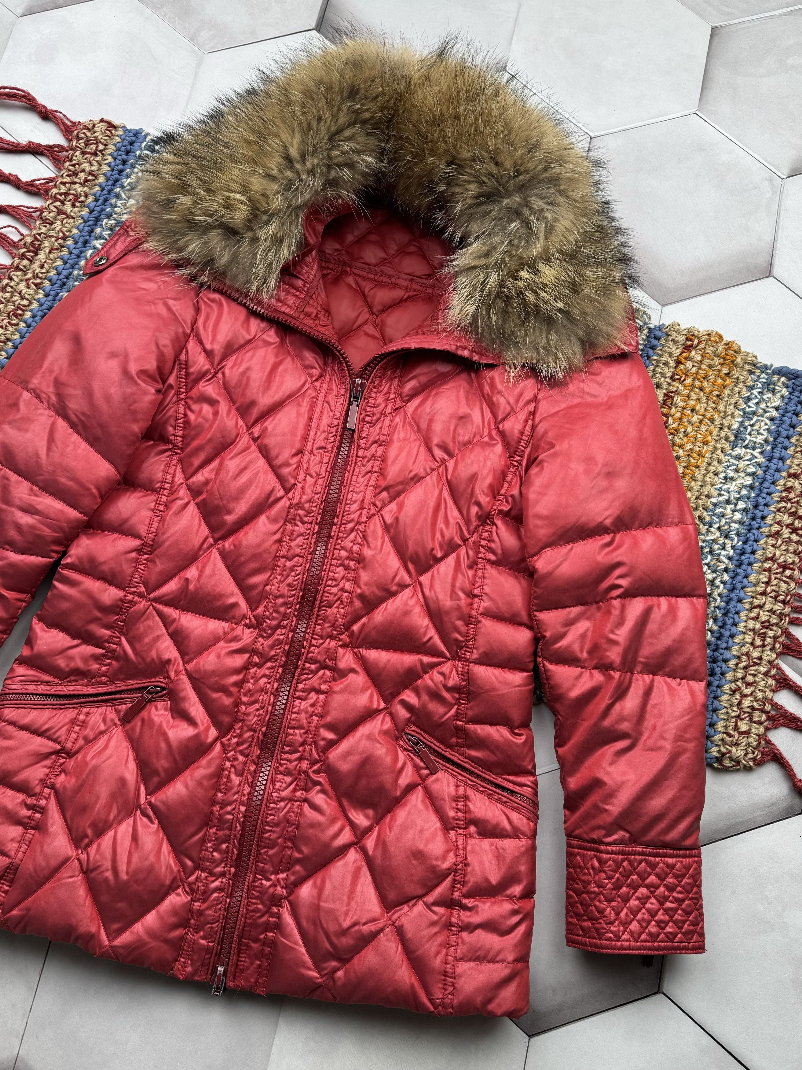 Japanese Brand Vintage Down Puffer Jacket With Real Fur Neck E4 Size L / US 10 / IT 46 - 3 Thumbnail