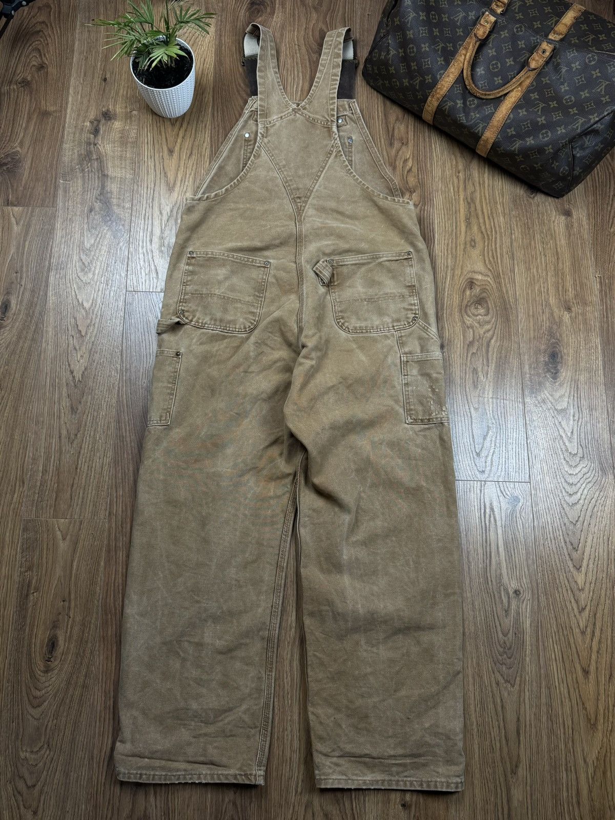 Carhartt Vintage overall jeans Carhartt original casual skate item Size US 39 - 2 Thumbnail