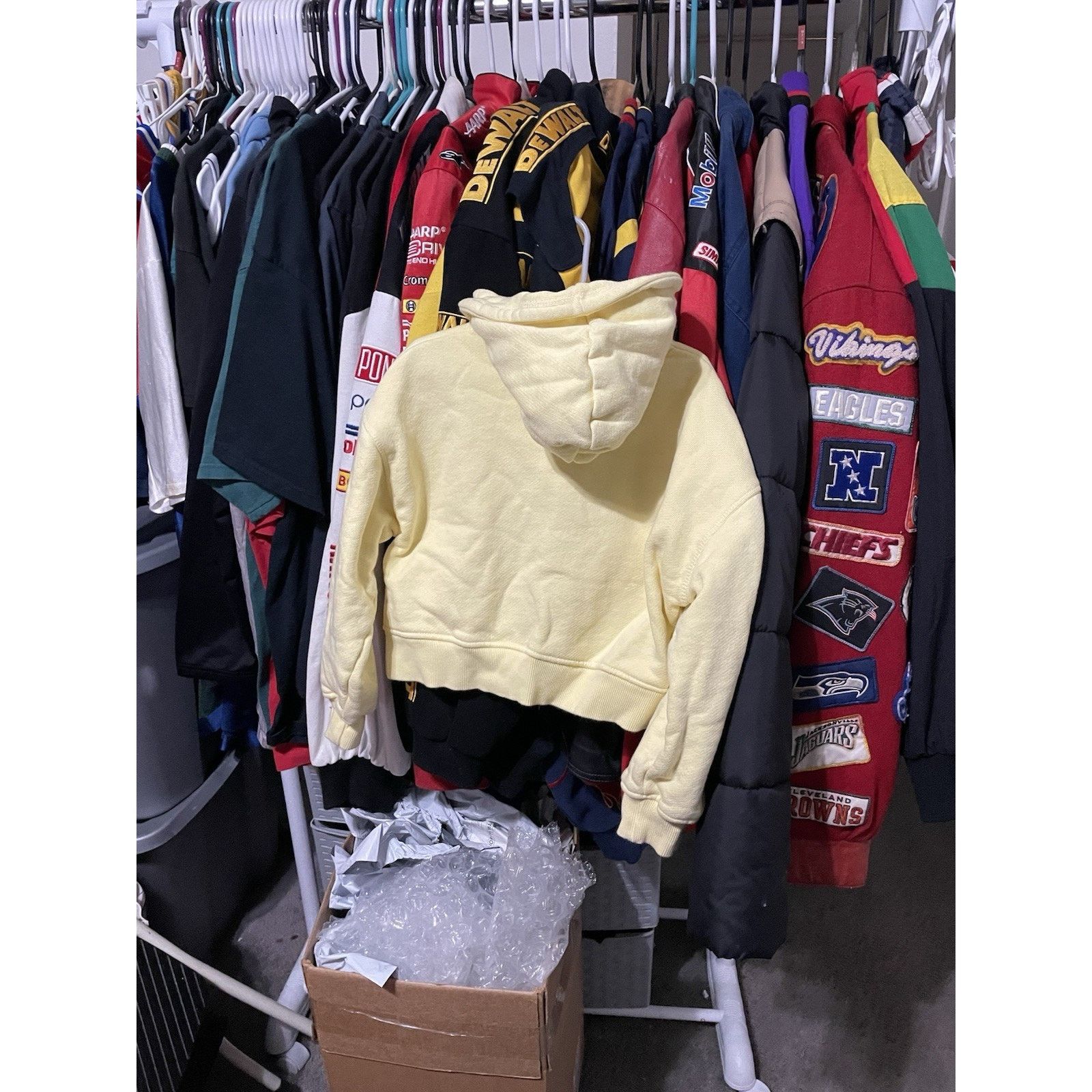 Zara Size 9-10yo- Zara Girls' Butter/ Pale Yellow Zip Hoodie Size ONE SIZE - 2 Thumbnail
