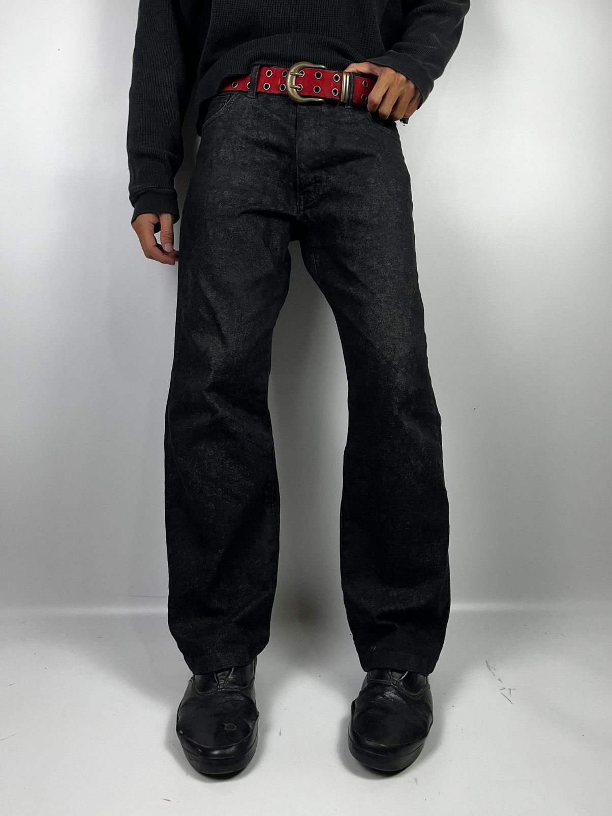 Yohji Yamamoto Yohji yamamoto style movin japanese brand jeans pant Size US 28 / EU 44 - 13 Thumbnail