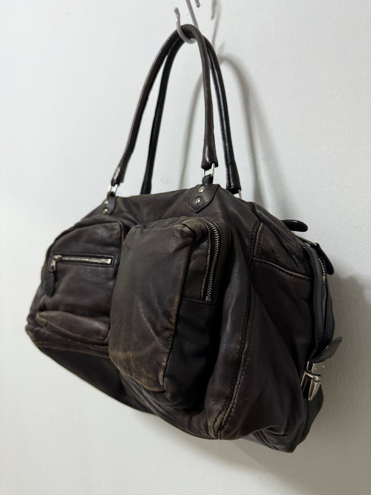 Balenciaga Balenciaga Cargo Multipocket black Patina Leather bag Size ONE SIZE - 5 Thumbnail