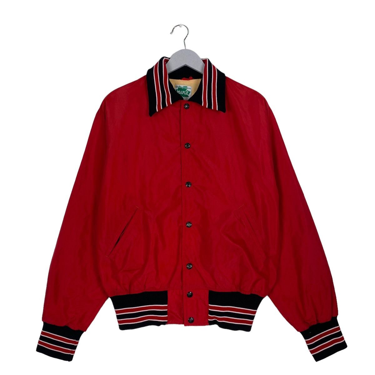 Vintage Maple NortEast sportwear bomber jacket Size US M / EU 48-50 / 2 - 2 Thumbnail