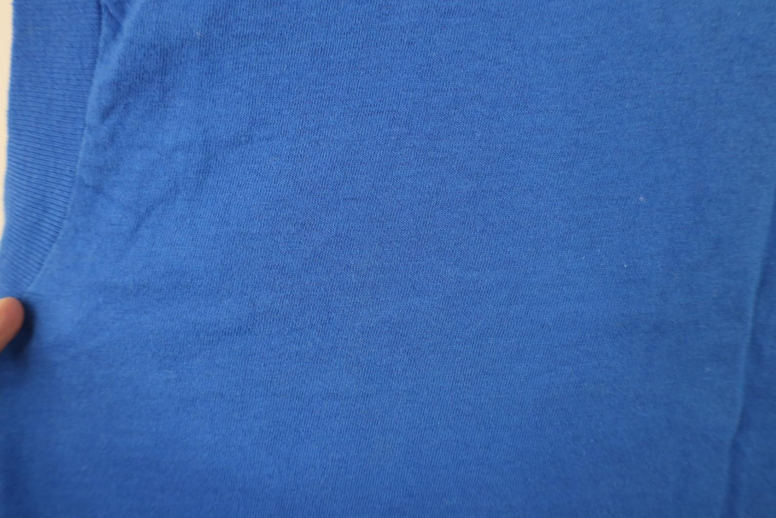 Vintage Vintage 90s Streetwear Cotton Muscle T-Shirt Royal Blue USA Size US M / EU 48-50 / 2 - 7 Thumbnail