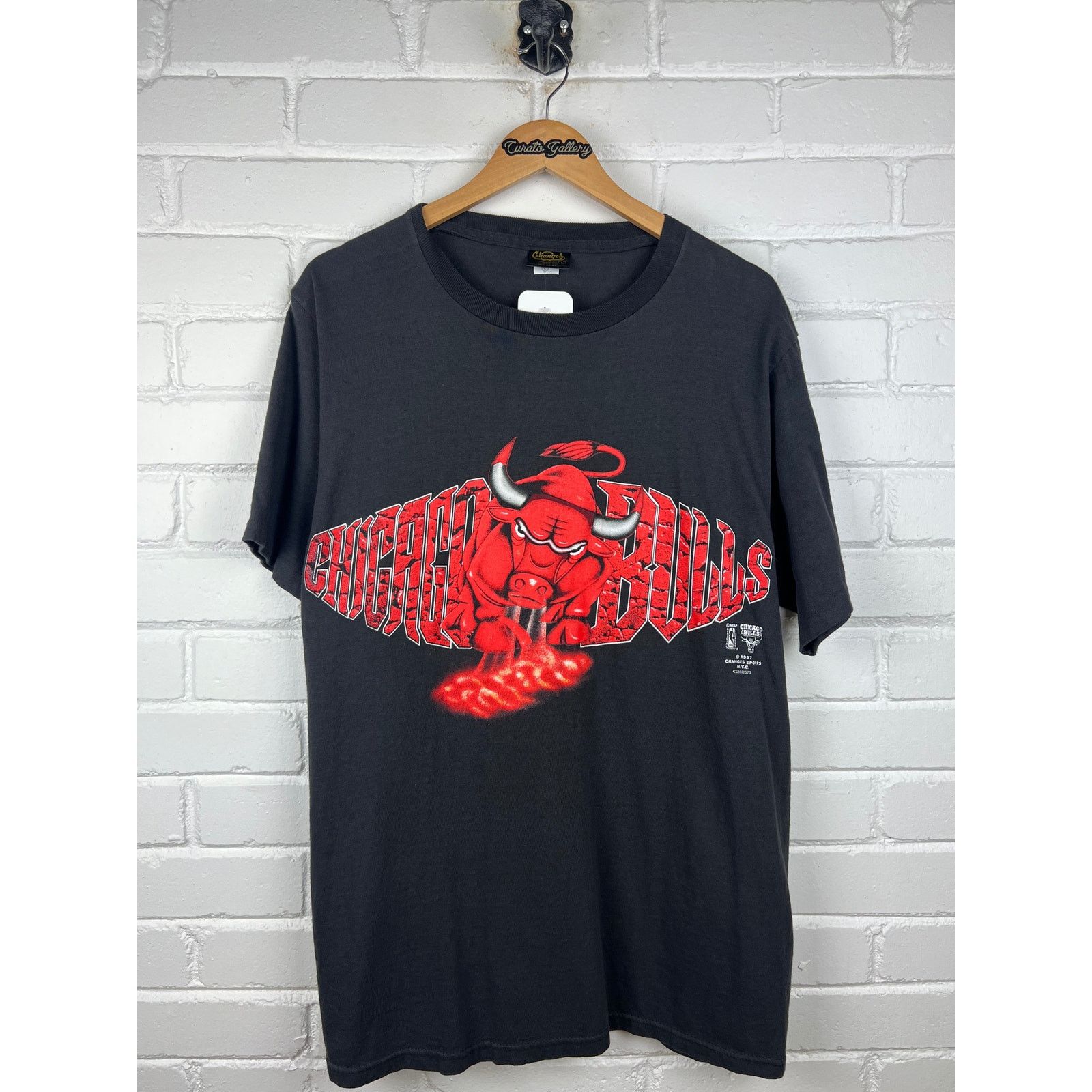 Vintage Vintage 1997 Chicago Bulls NBA Spell Out Changes Sports L Size US L / EU 52-54 / 3 - 1 Thumbnail