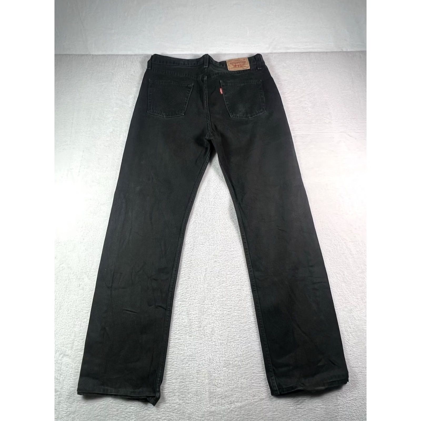 Levi's VINTAGE Levi's 751 Jeans Mens 34x32 Black Regular Fit Straight Leg Denim Workwear - Jeans, Levi's, 751, Black, 34x32, Denim, Straight, Regular, Mens Size US 34 / EU 50 - 2 Thumbnail
