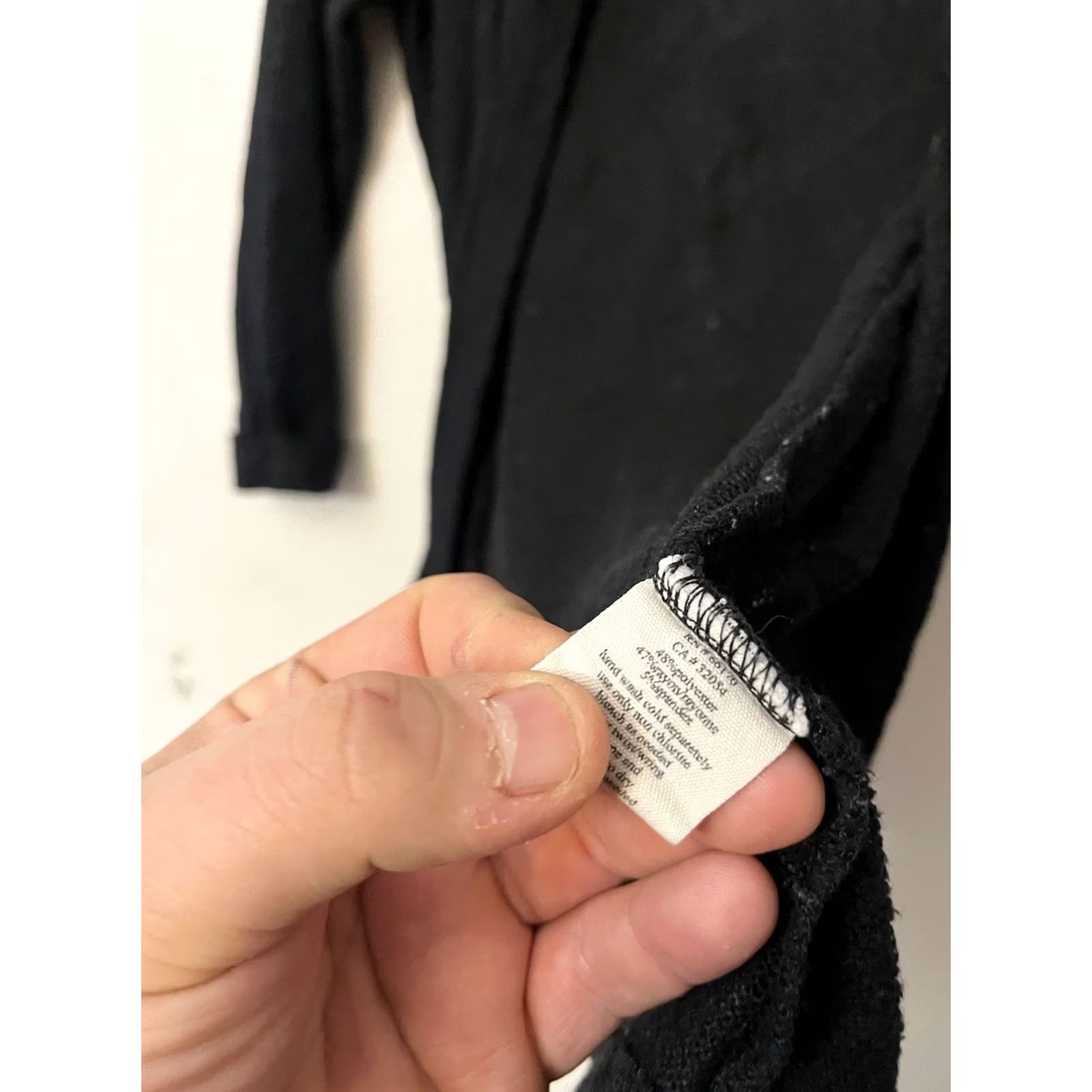 Needles VINTAGE Pins and Needles Cardigan Women XS Black Knit Cotton 3/4 Sleeve USA Sweater Size XS / US 0-2 / IT 36-38 - 4 Thumbnail