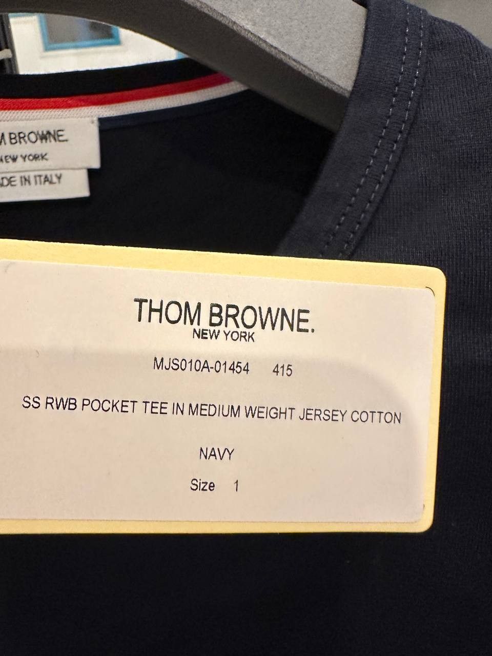 Thom Browne Thom Browne RWB Pocket Tee Size US S / EU 44-46 / 1 - 4 Thumbnail