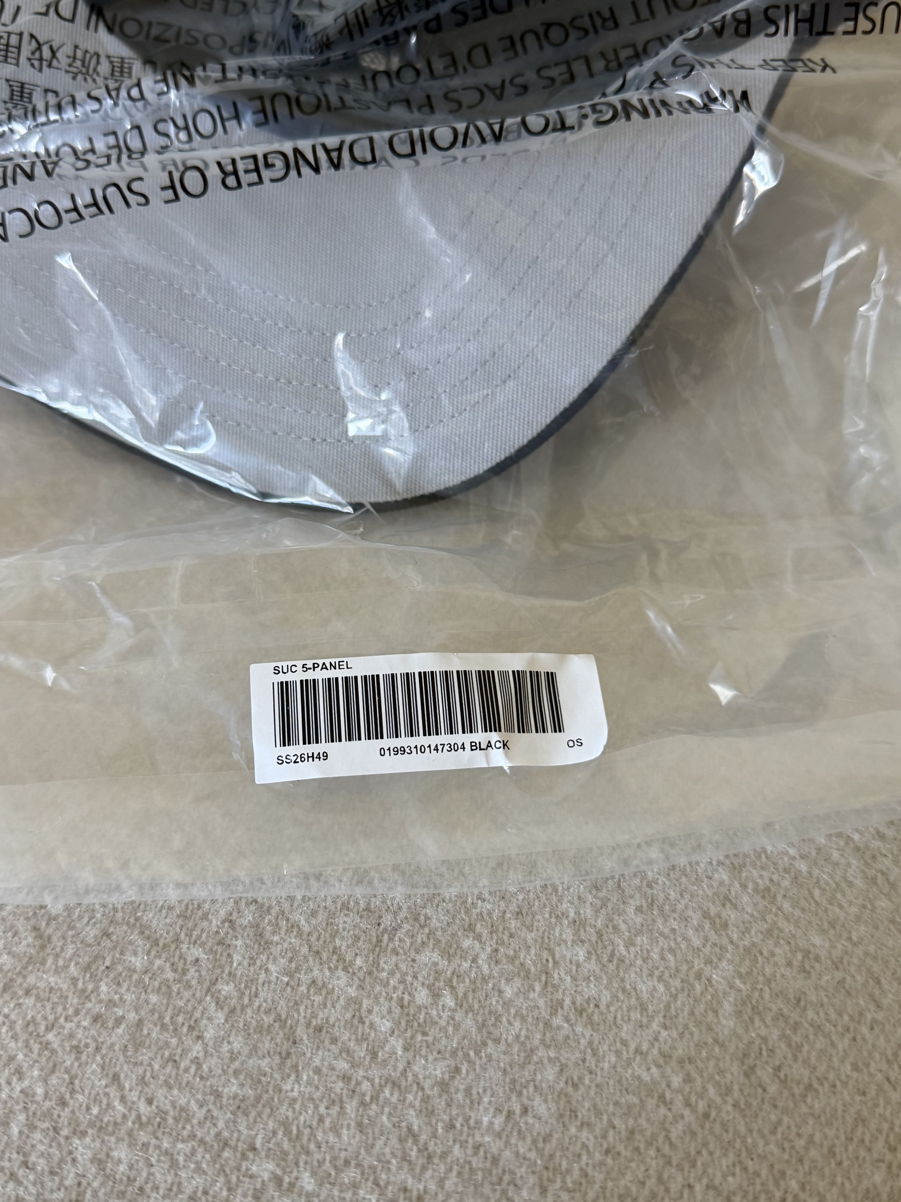Supreme Supreme DJ Screw SUC 5 Panel Hat in Black Size ONE SIZE - 4 Thumbnail