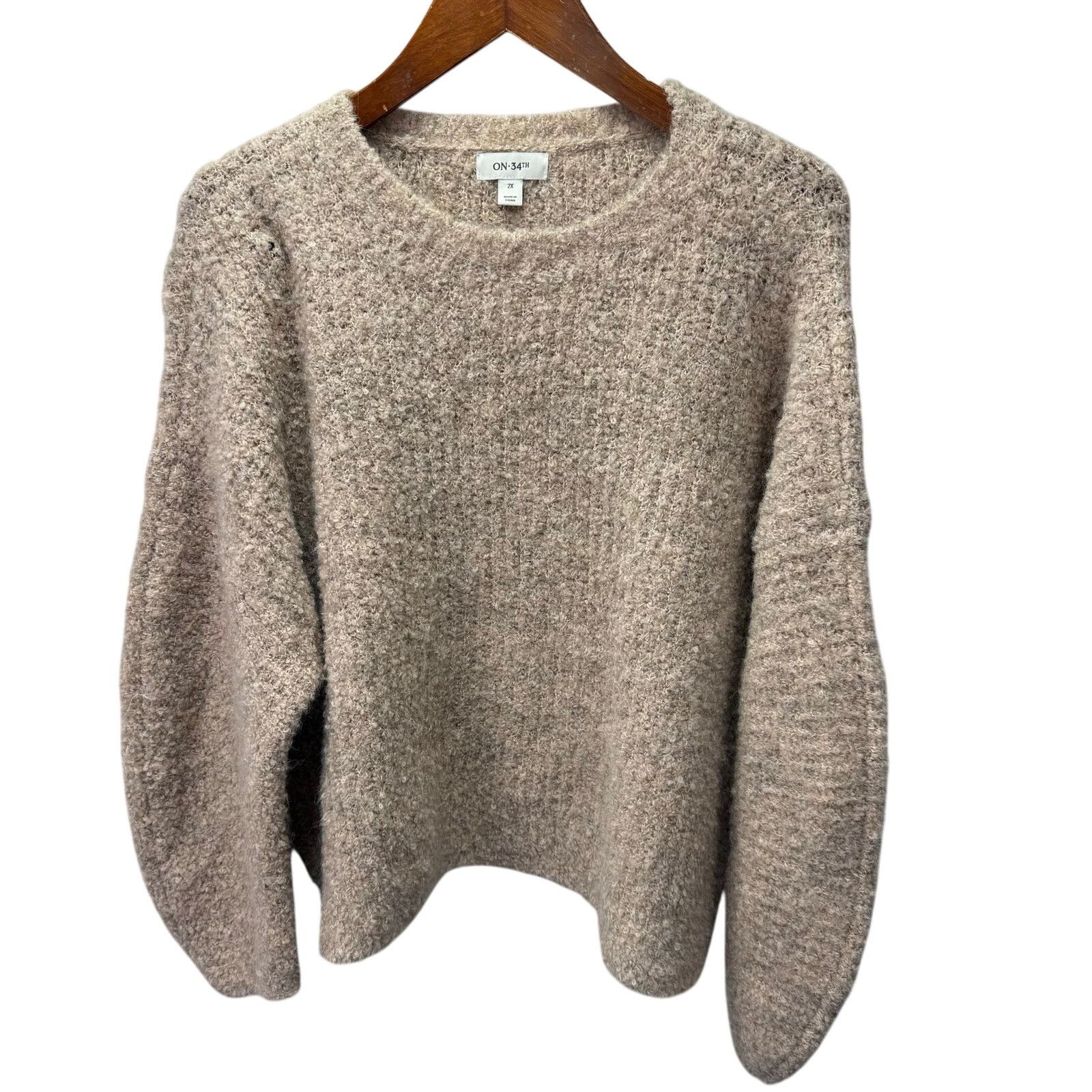 Macys Macy's On 34th Plus Sweater sz 2X Soft Stretch NEW #G712 Size XXL / US 16-18 / IT 52-54 - 3 Thumbnail