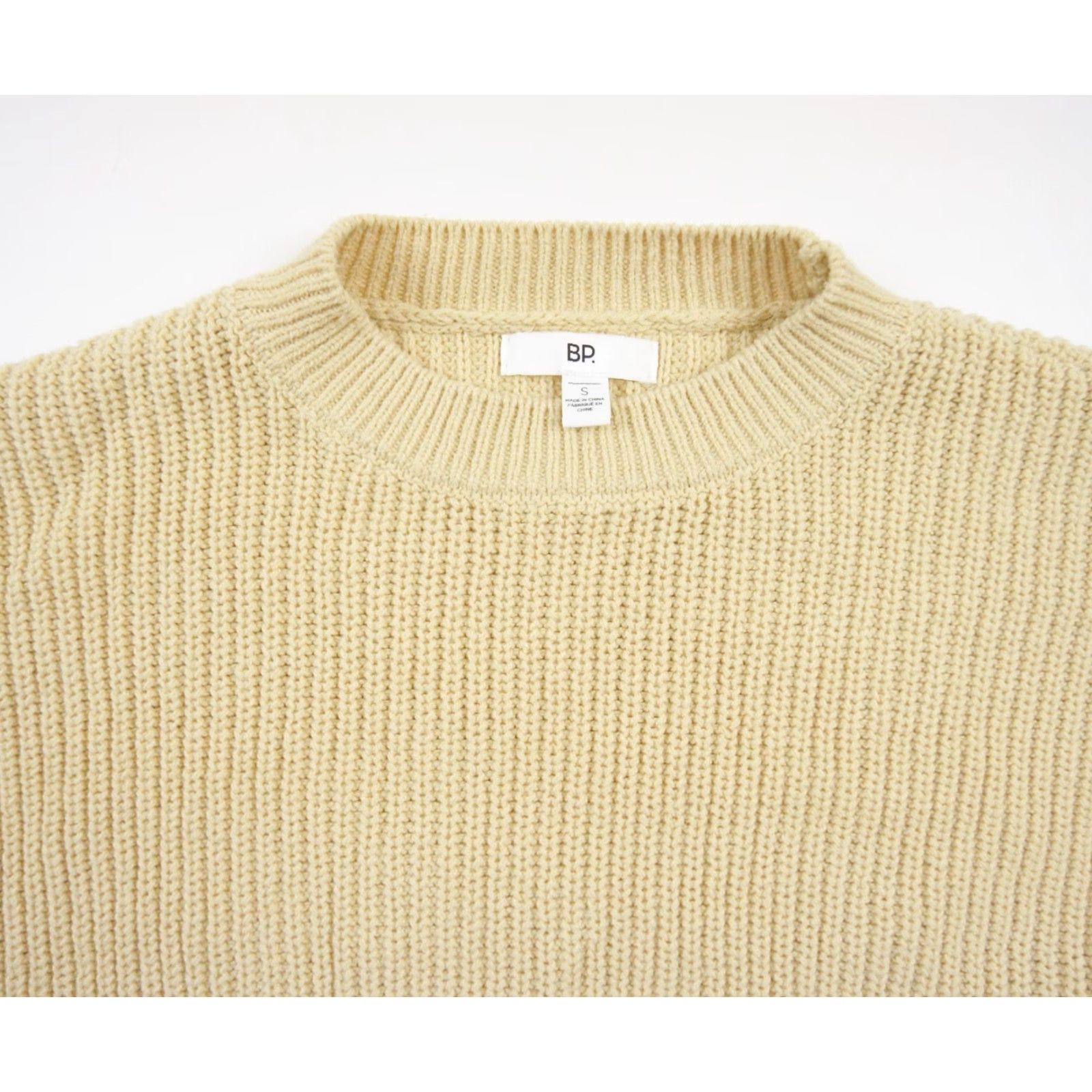 Vintage VINTAGE BP Women's Sweater Pullover Knit Crewneck S All Seasons Beige Casual Size S / US 4 / IT 40 - 2 Thumbnail