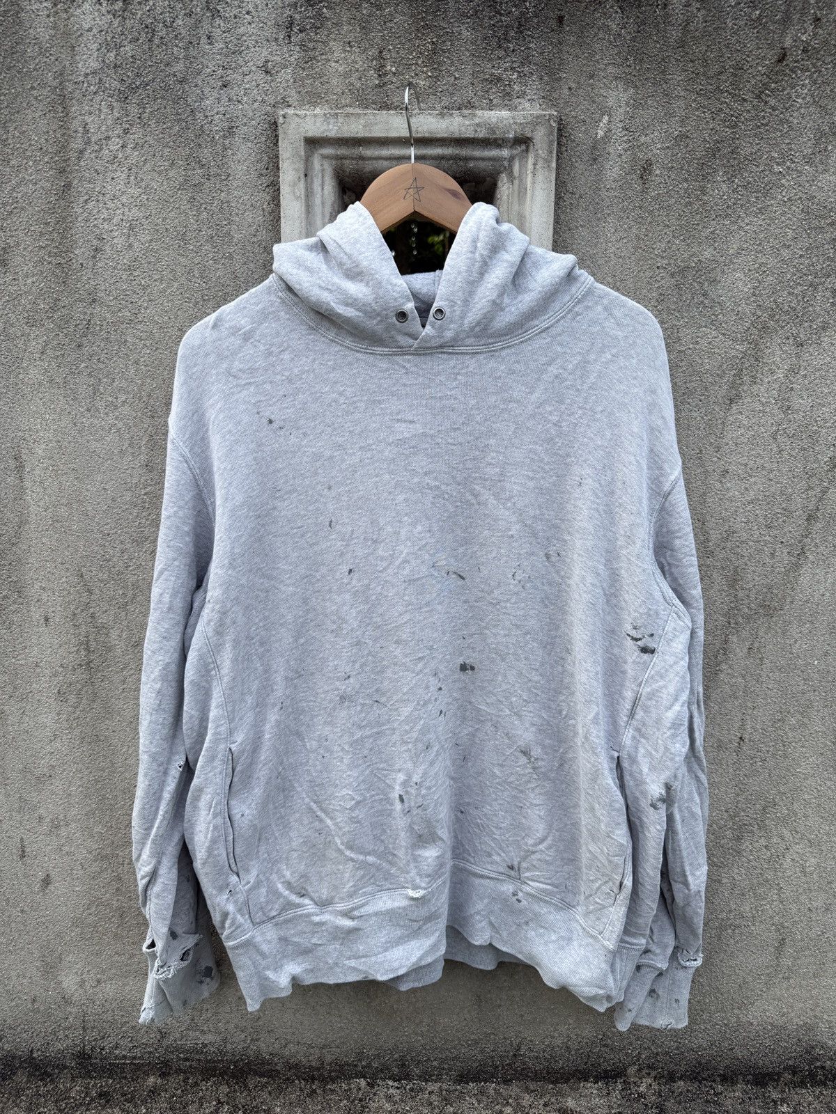 Lemaire × Uniqlo Uniqlo Hoodie Distressed Inspired by If Six Was Nine Size US L / EU 52-54 / 3 - 1 Thumbnail