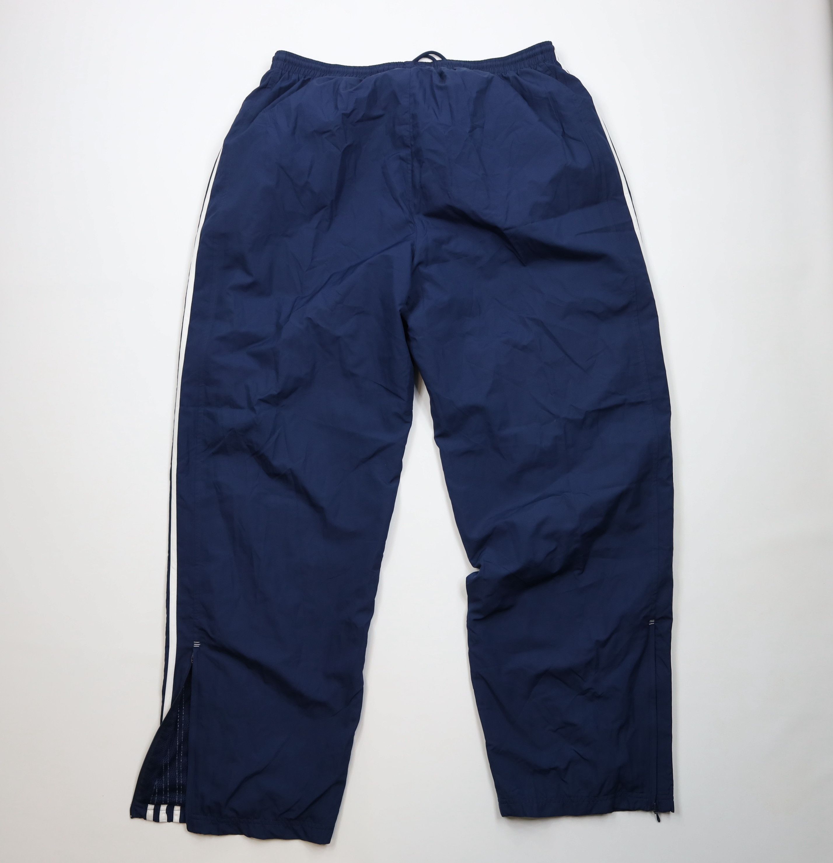 Adidas Vintage Y2K 2004 Adidas Lined Wide Leg Windbreaker Pants Size US 40 / EU 56 - 9 Thumbnail
