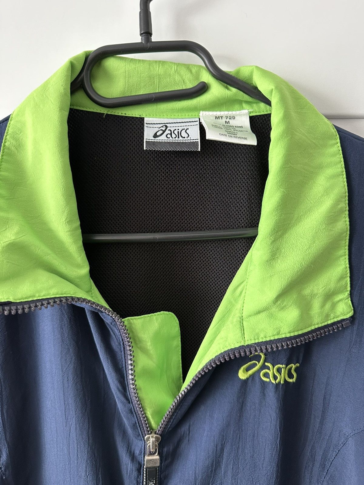 Asics 90’s ASICS vintage windbreaker HTF blue packable Size US M / EU 48-50 / 2 - 4 Thumbnail