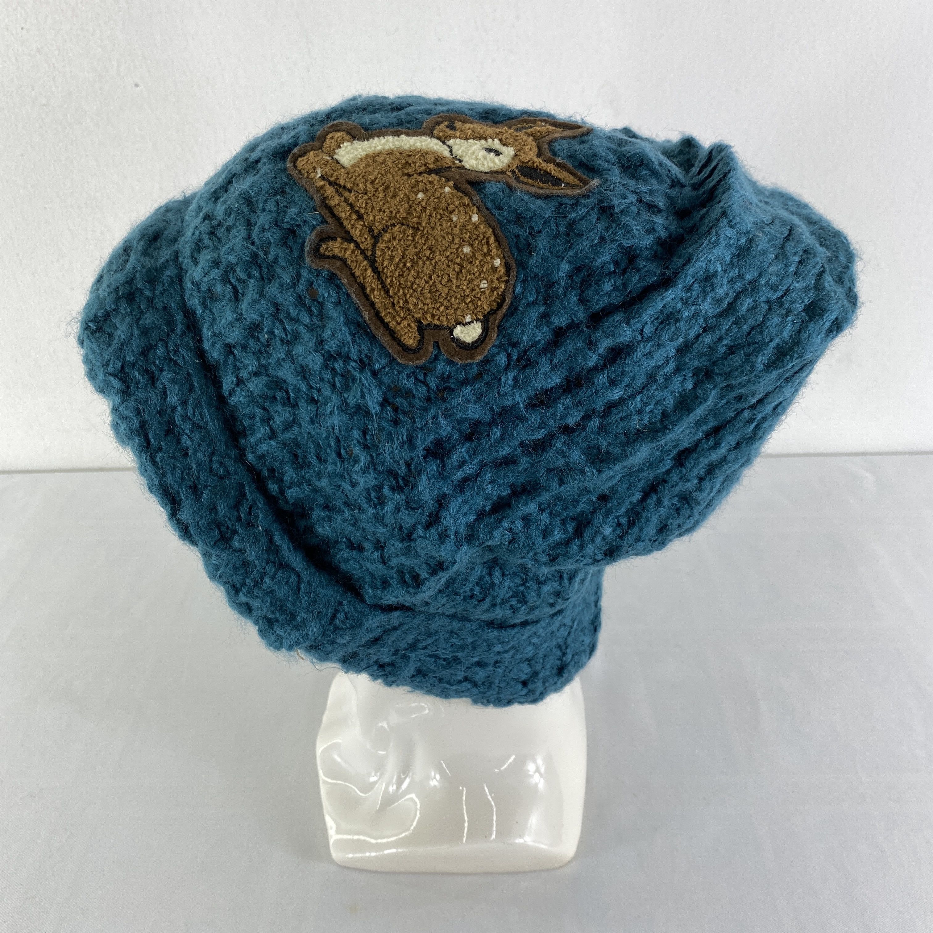 Japanese Brand Grace Deer Embroidery Snow Cap Hat Beanie -BN507 Size ONE SIZE - 1 Thumbnail